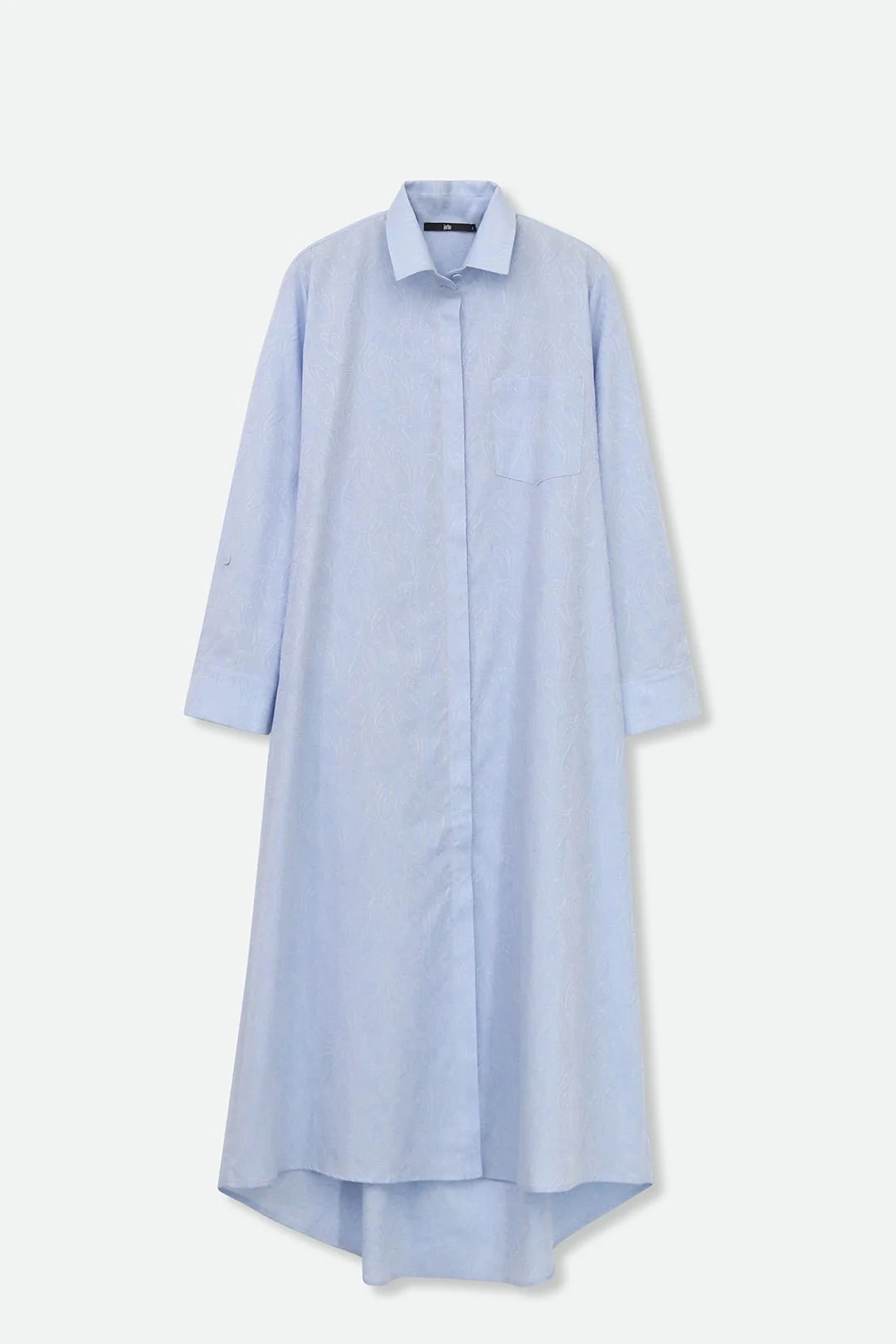 DELPHINE DRESS IN ITALIAN COTTON JACQUARD - Image 2