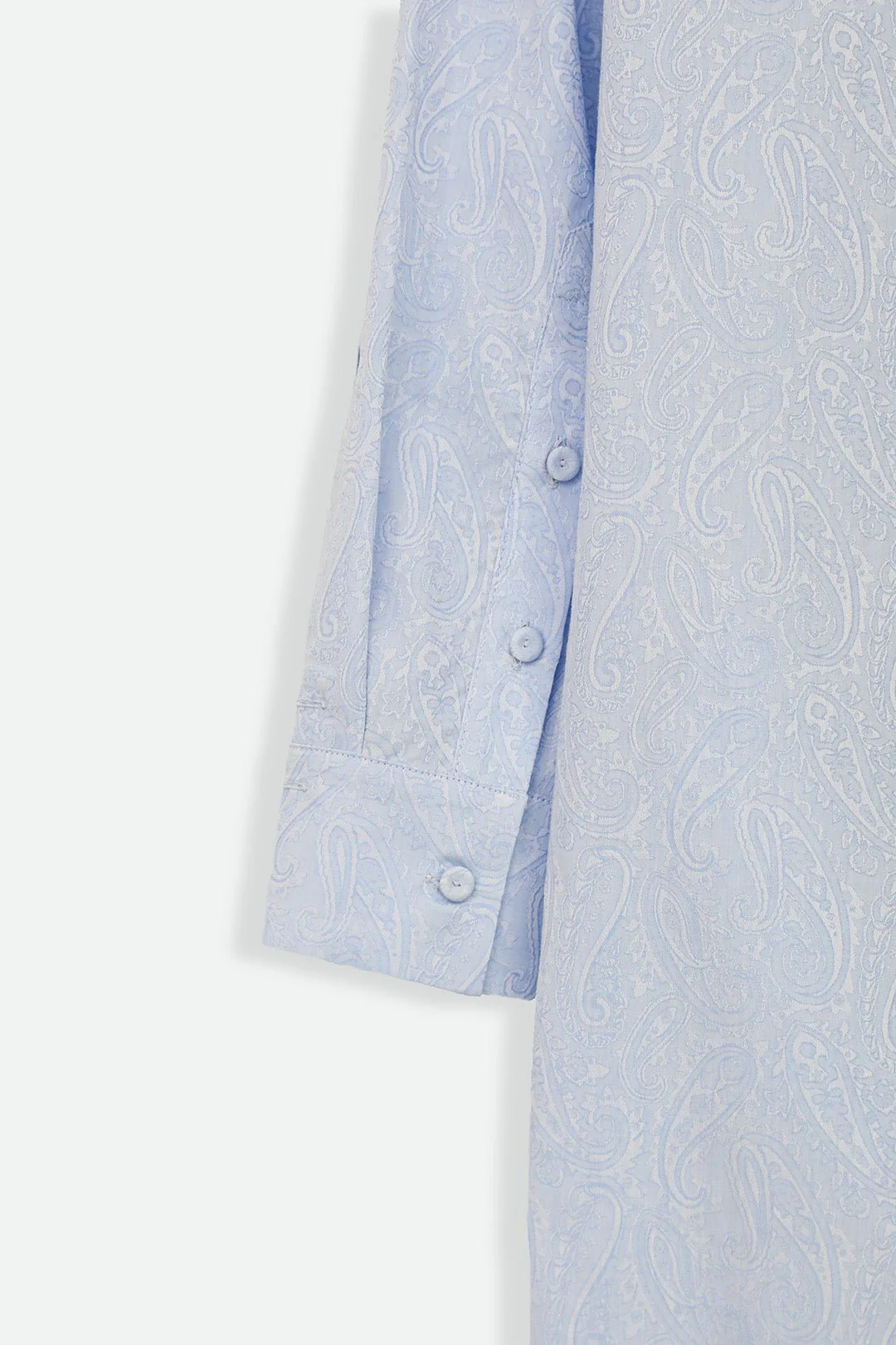 DELPHINE DRESS IN ITALIAN COTTON JACQUARD - Image 4