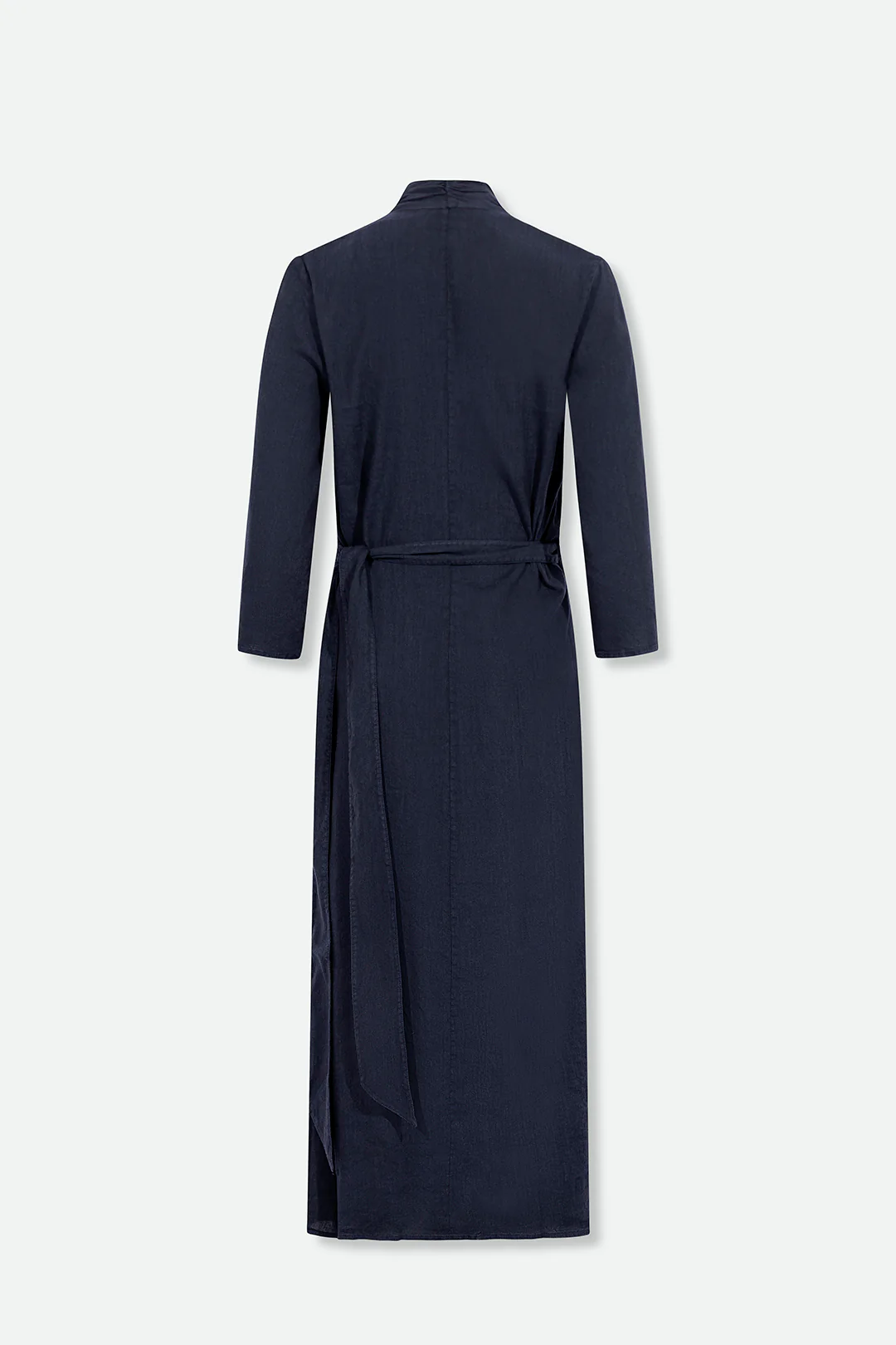 DIANE WRAP DRESS IN ITALIAN LINEN STRETCH - Image 6