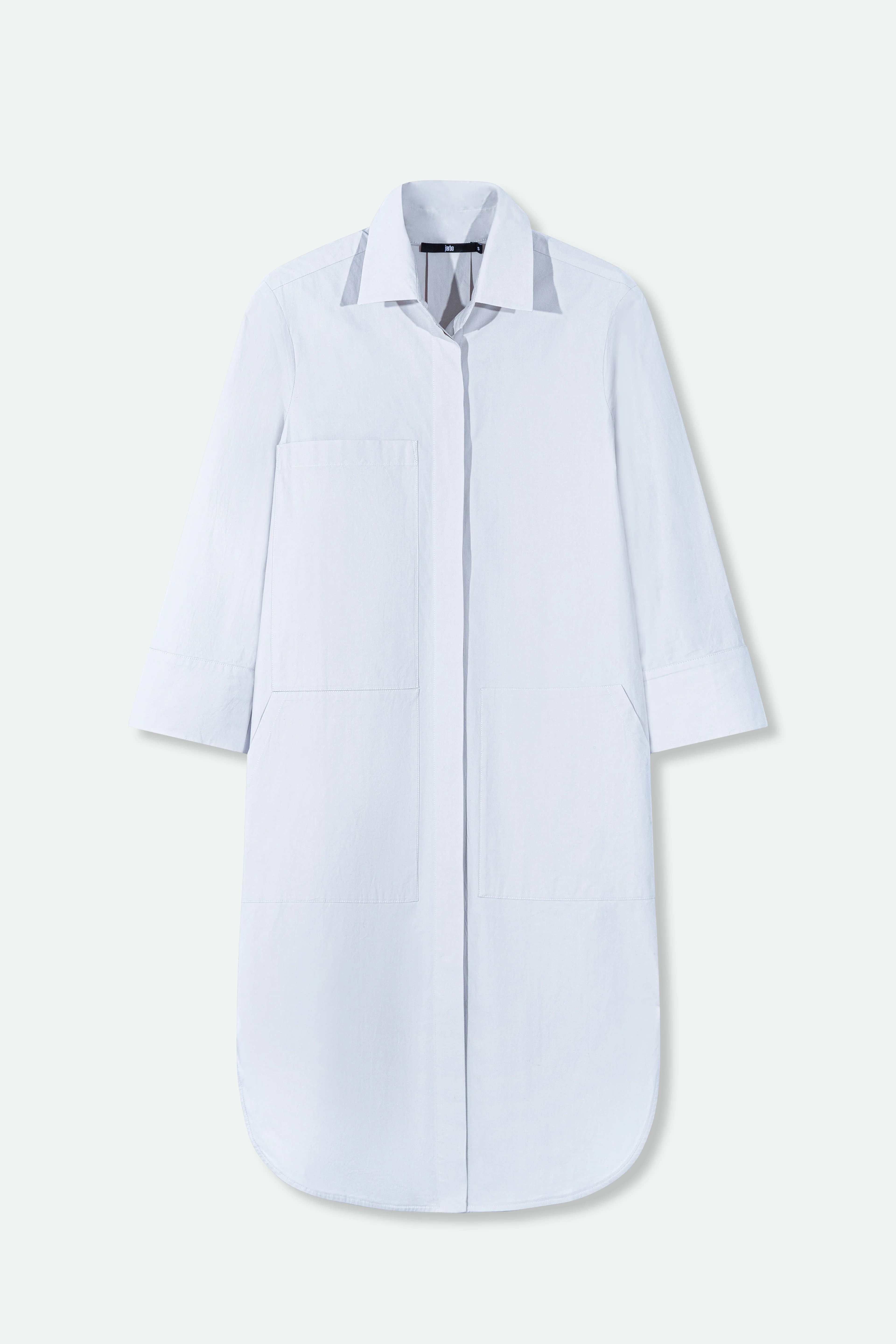 DORIAN DRESS IN ITALIAN FINE STRETCH COTTON - Image 11