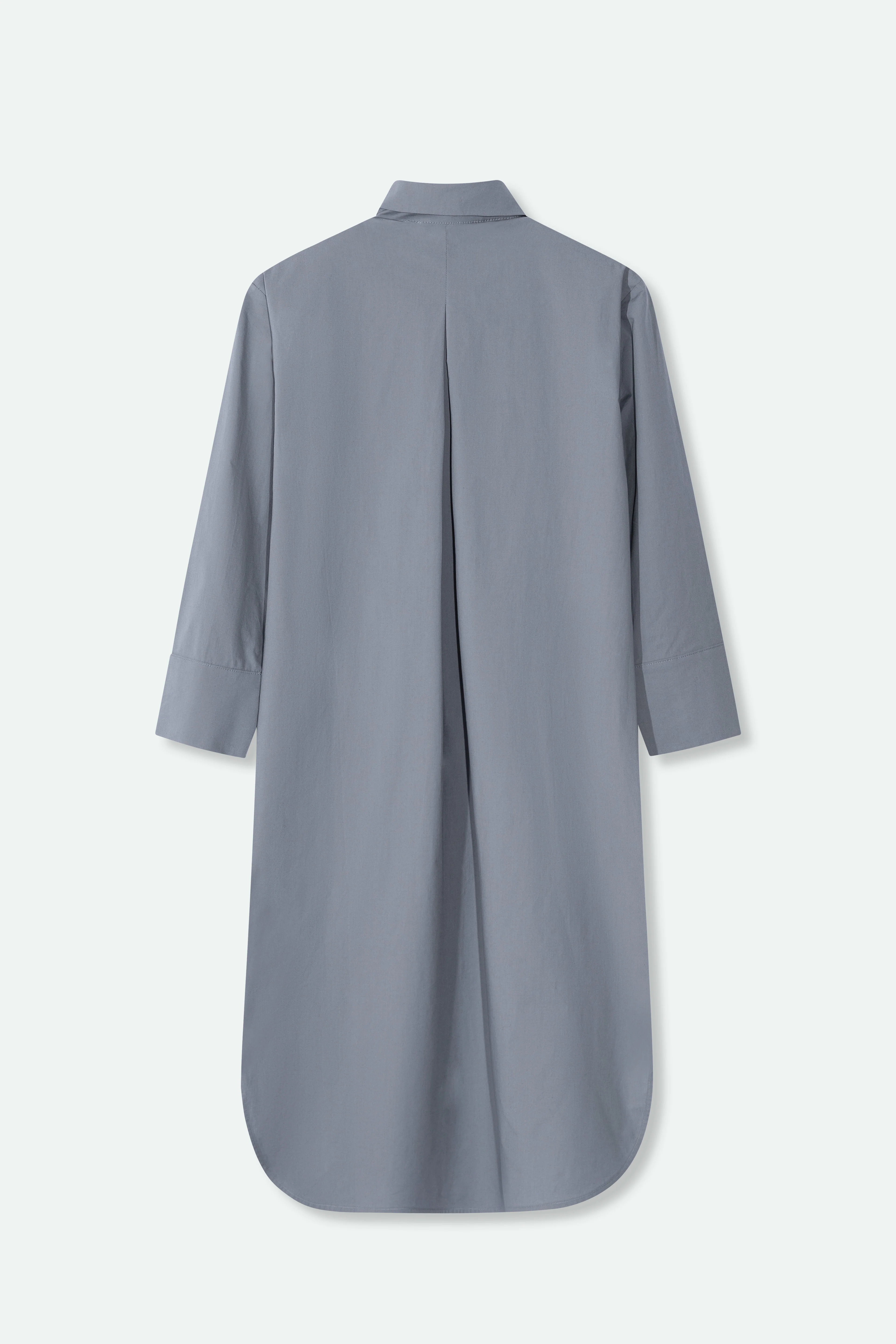 DORIAN DRESS IN ITALIAN FINE STRETCH COTTON - Image 3