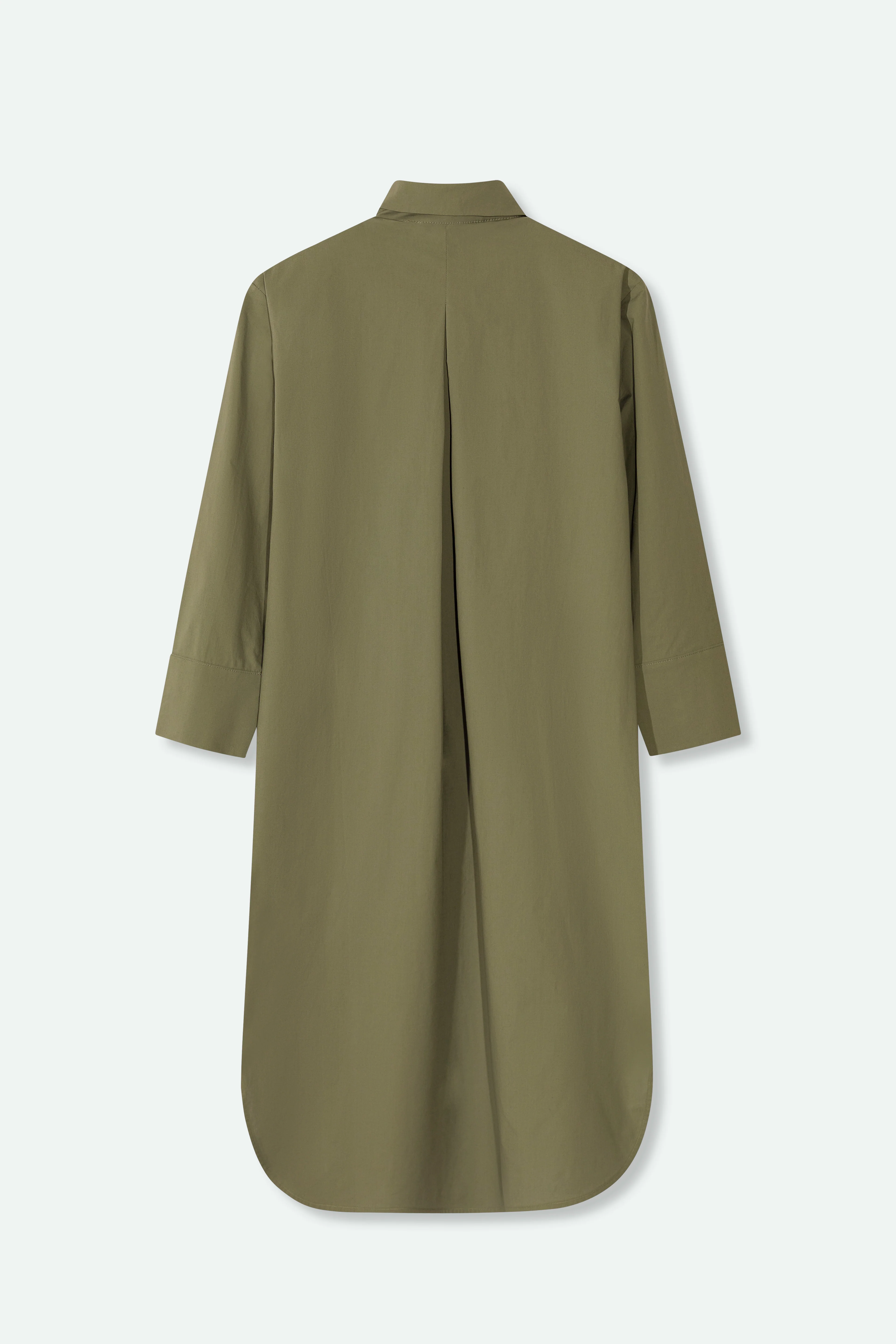 DORIAN DRESS IN ITALIAN FINE STRETCH COTTON - Image 6