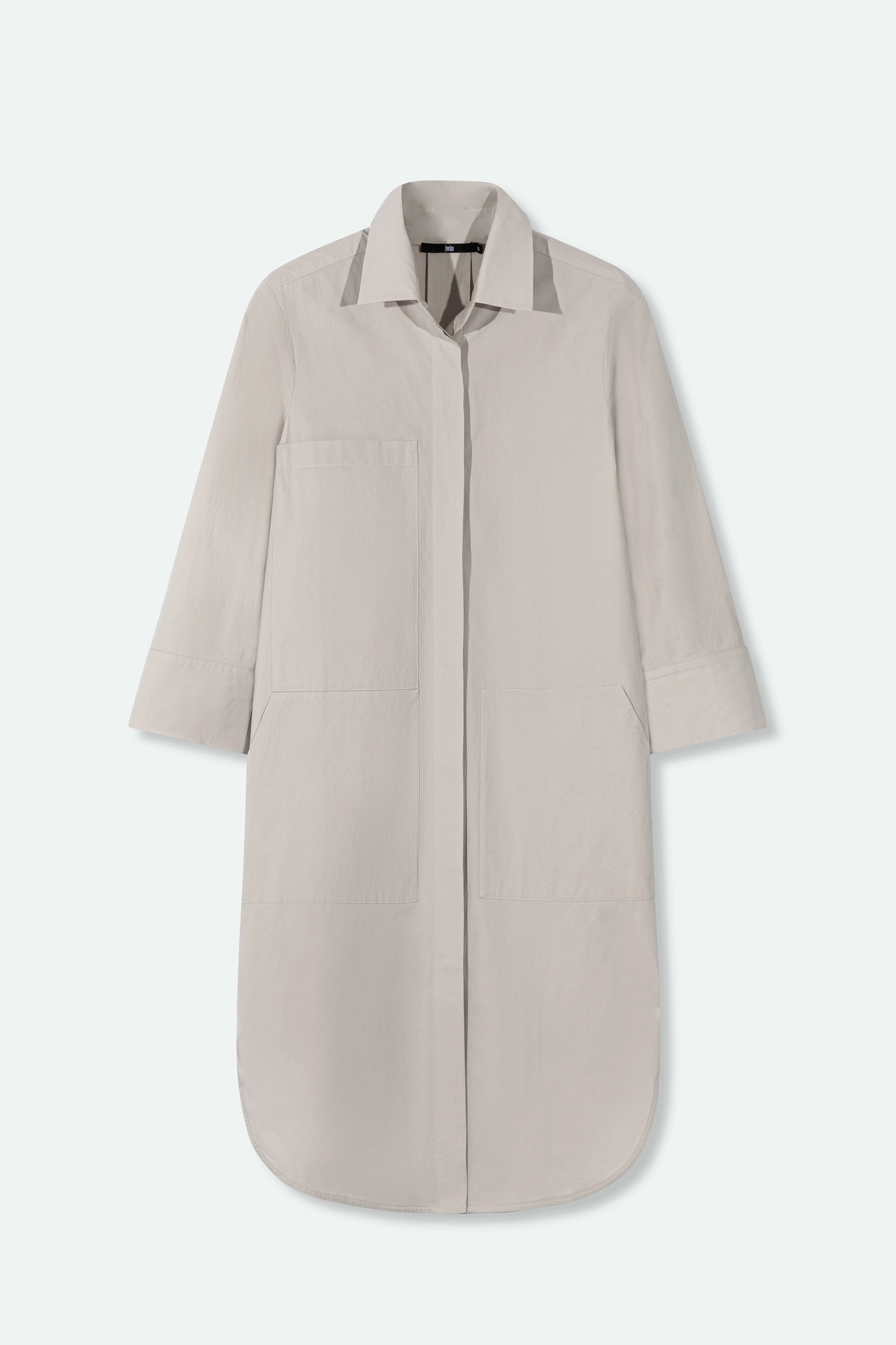 DORIAN DRESS IN ITALIAN FINE STRETCH COTTON - Image 7