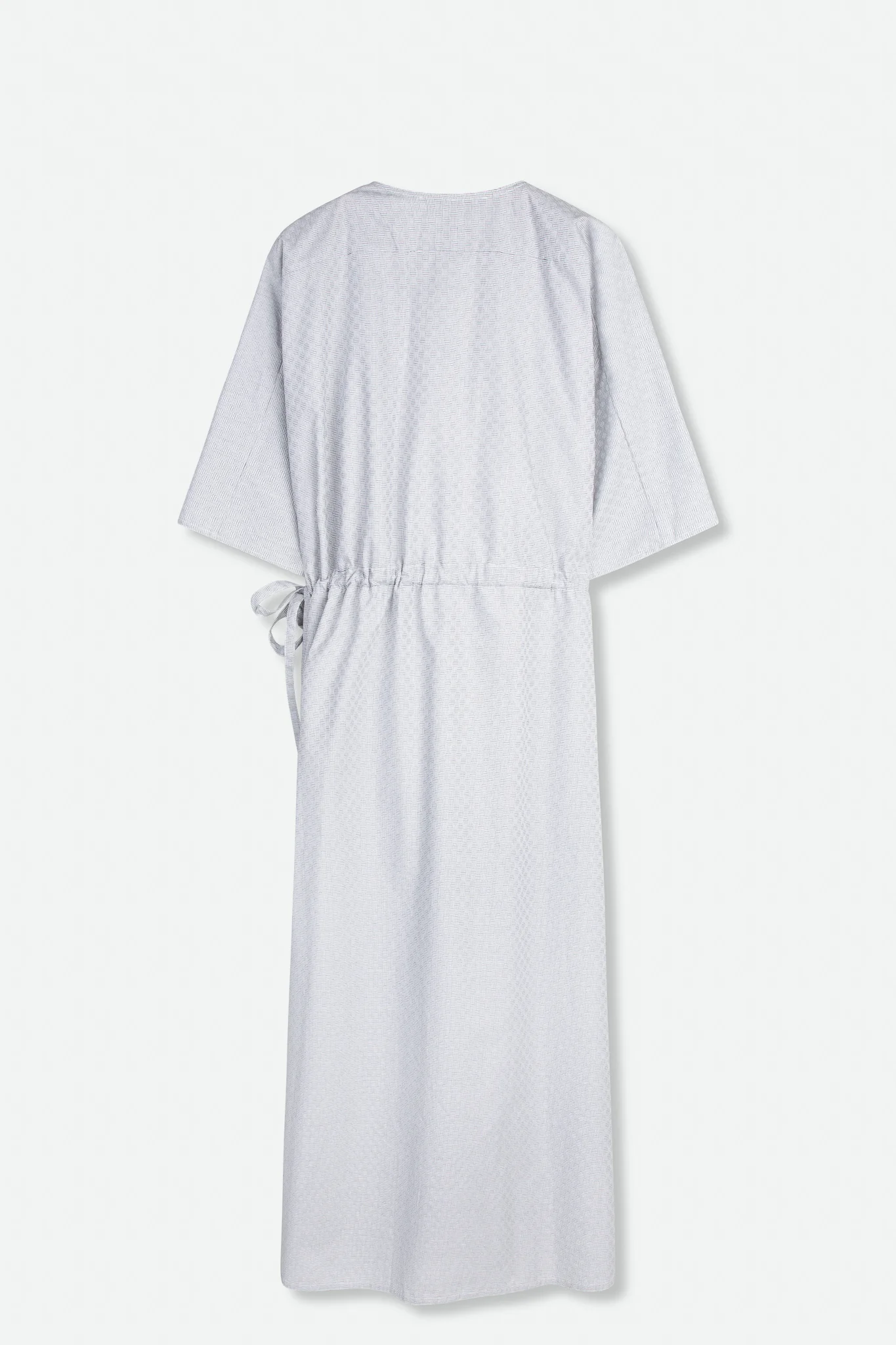 VANESSA DRESS WITH WAISTED DRAWSTRING IN COTTON POPLIN - Image 13
