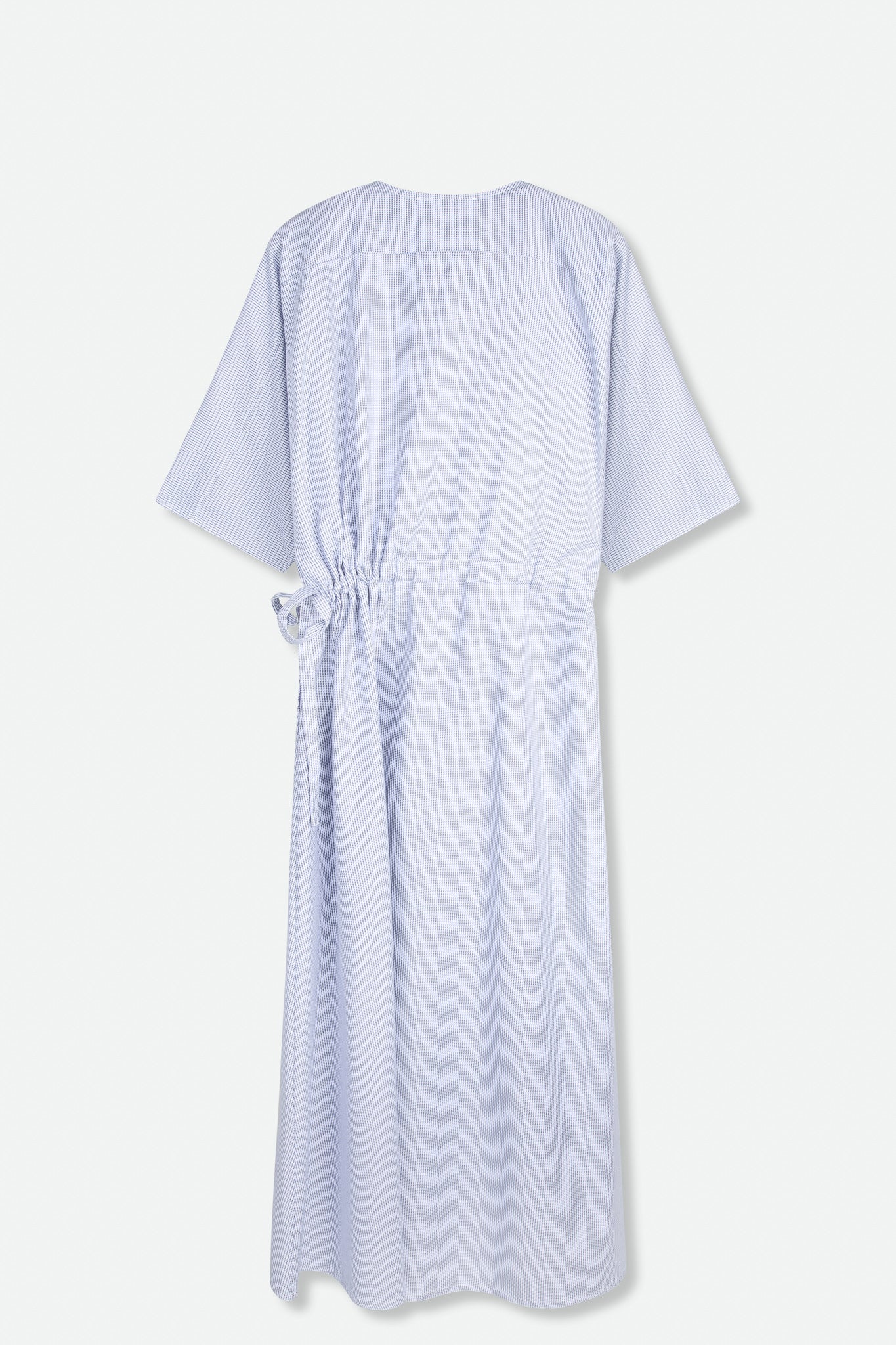 VANESSA DRESS WITH WAISTED DRAWSTRING IN COTTON POPLIN - Image 7