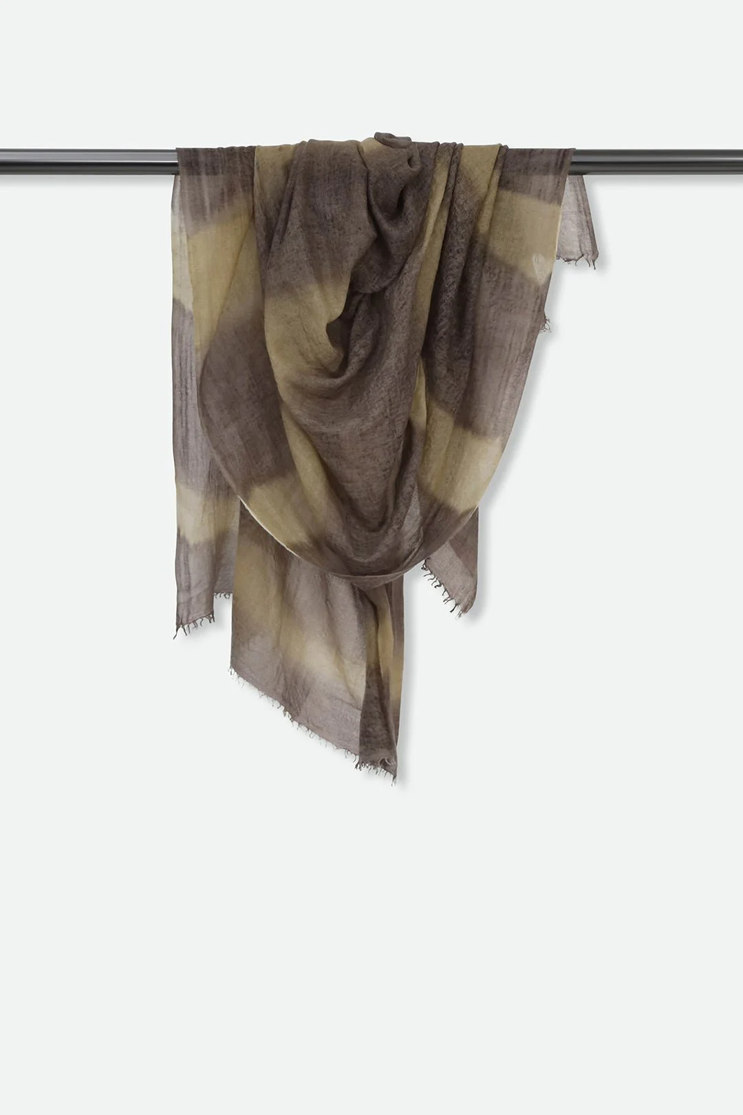 DRIFTWOOD ISCHIA SCARF IN HAND DYED CASHMERE - Image 3