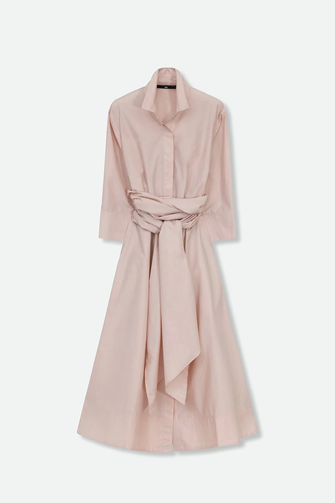 DANNI TIED-BACK DRESS IN FINE ITALIAN POPLIN COTTON - Image 9