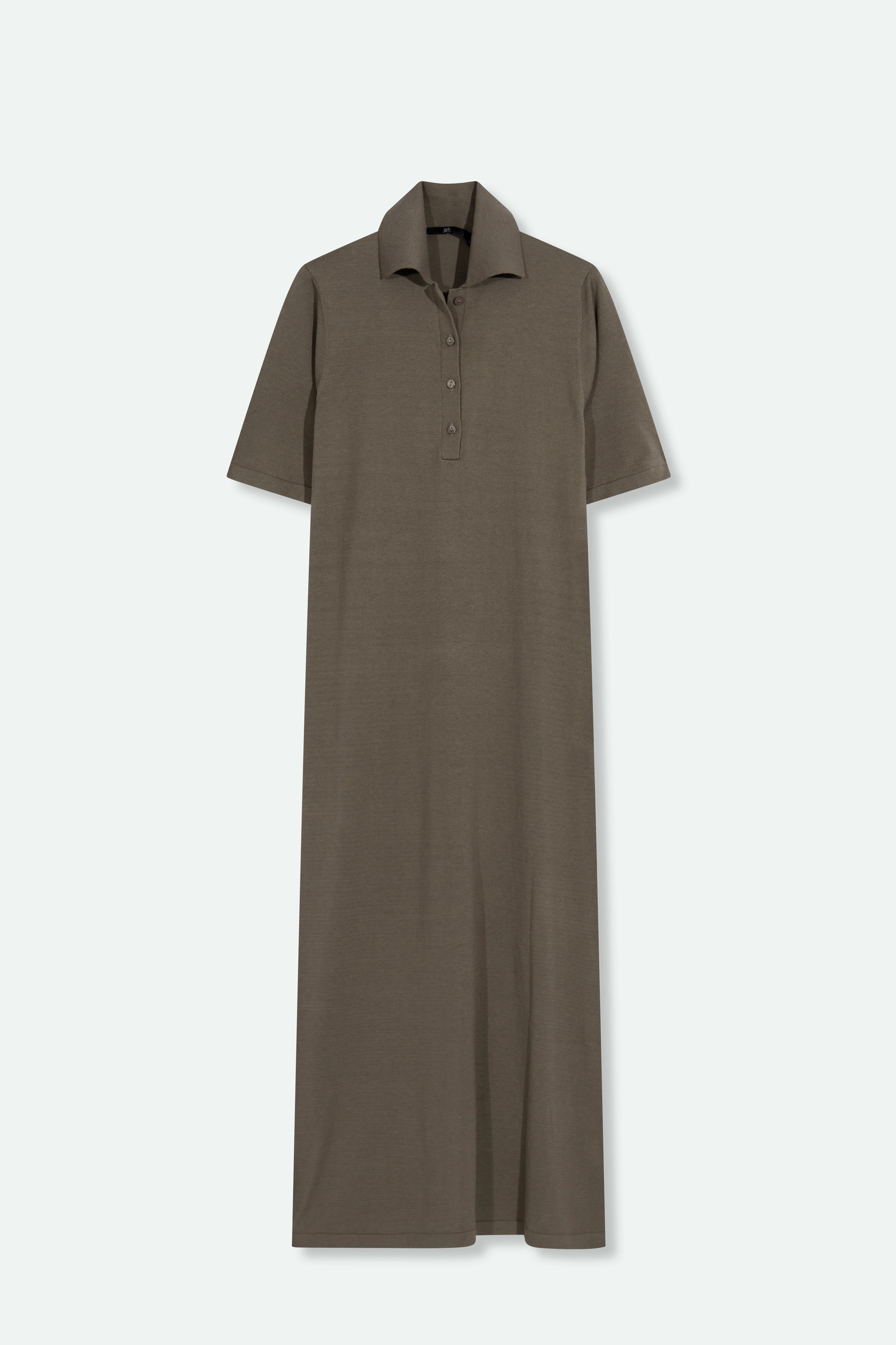 DYLAN POLO DRESS IN FINE GAUGE ITALIAN SILK COTTON - Image 2