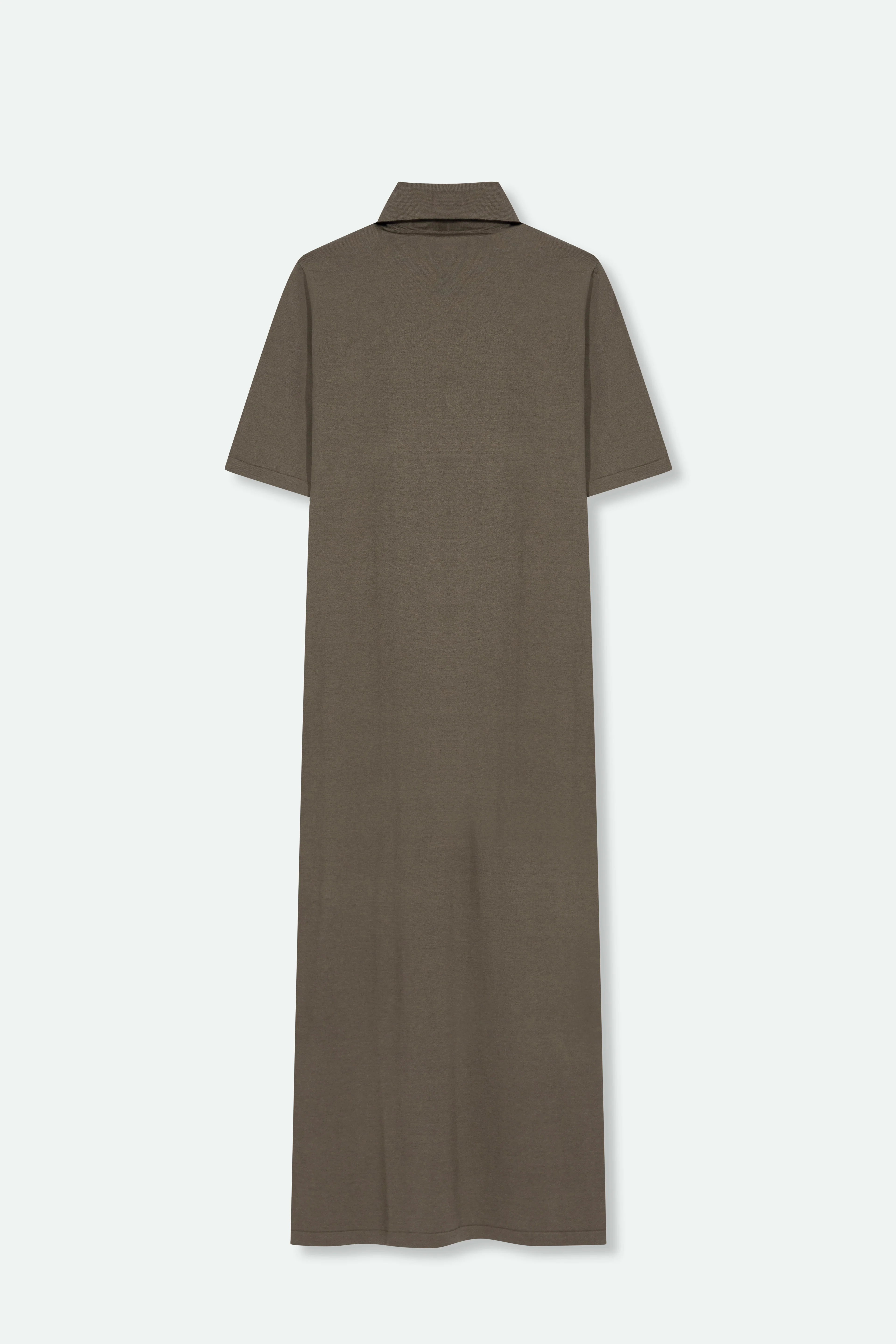 DYLAN POLO DRESS IN FINE GAUGE ITALIAN SILK COTTON - Image 3