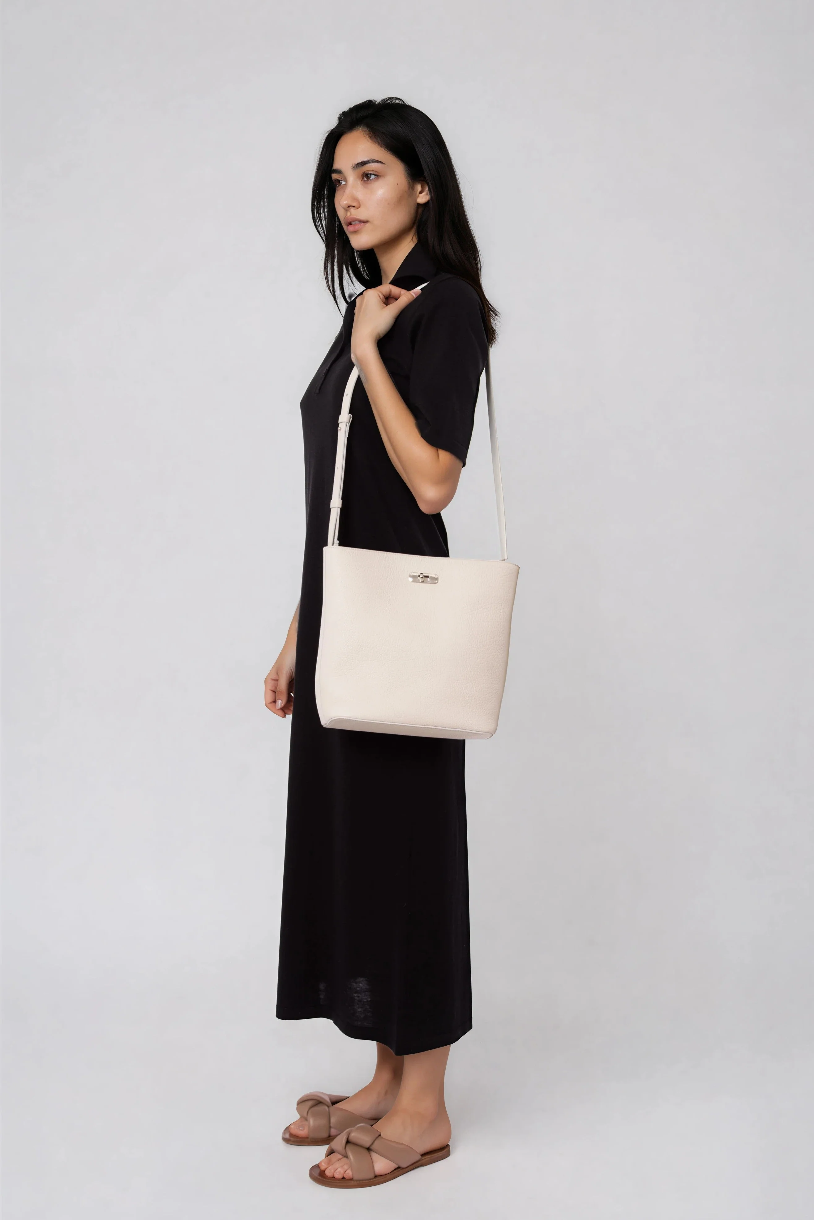 DYLAN POLO DRESS IN FINE GAUGE ITALIAN SILK COTTON - Image 4
