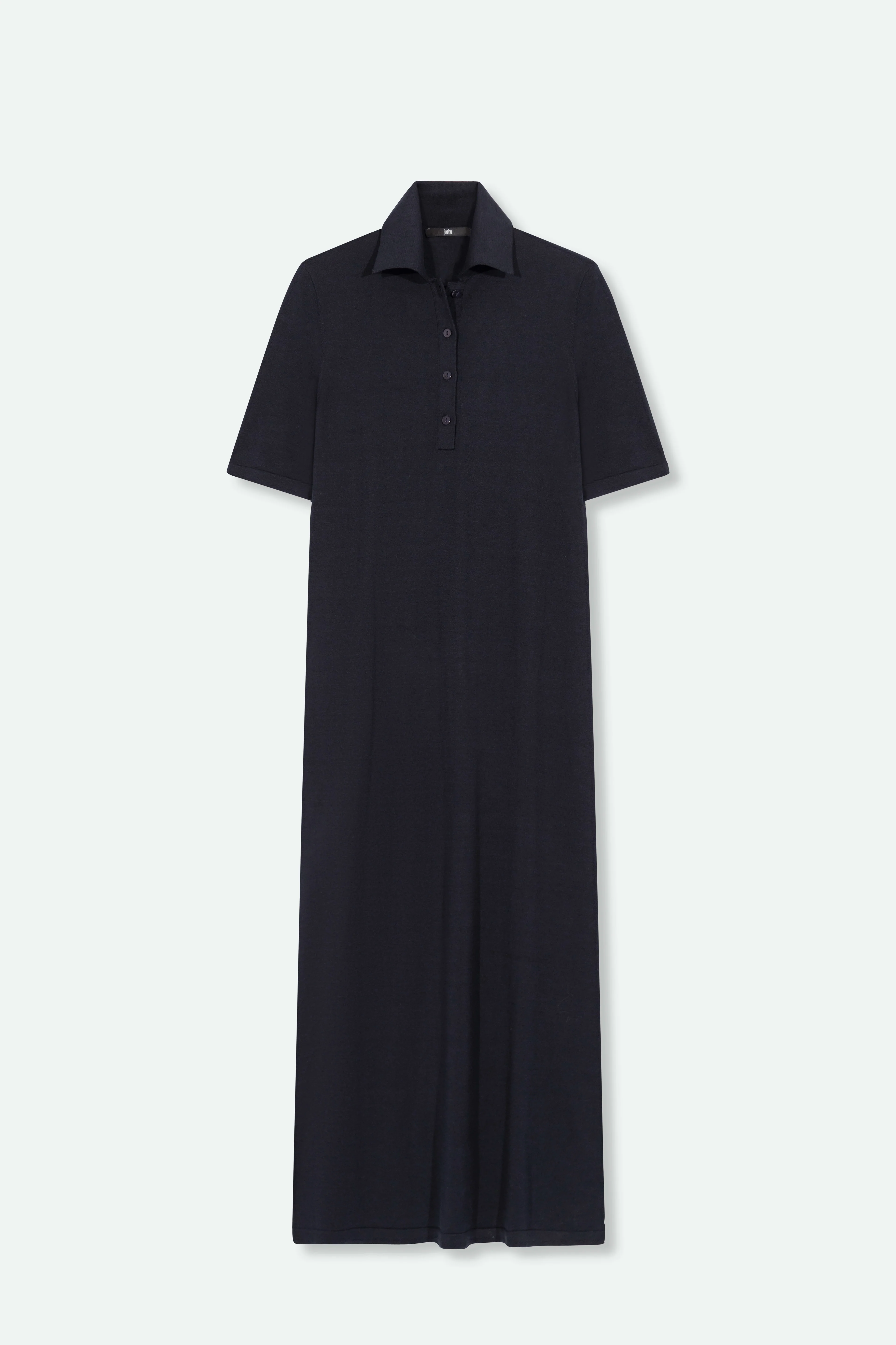 DYLAN POLO DRESS IN FINE GAUGE ITALIAN SILK COTTON - Image 6