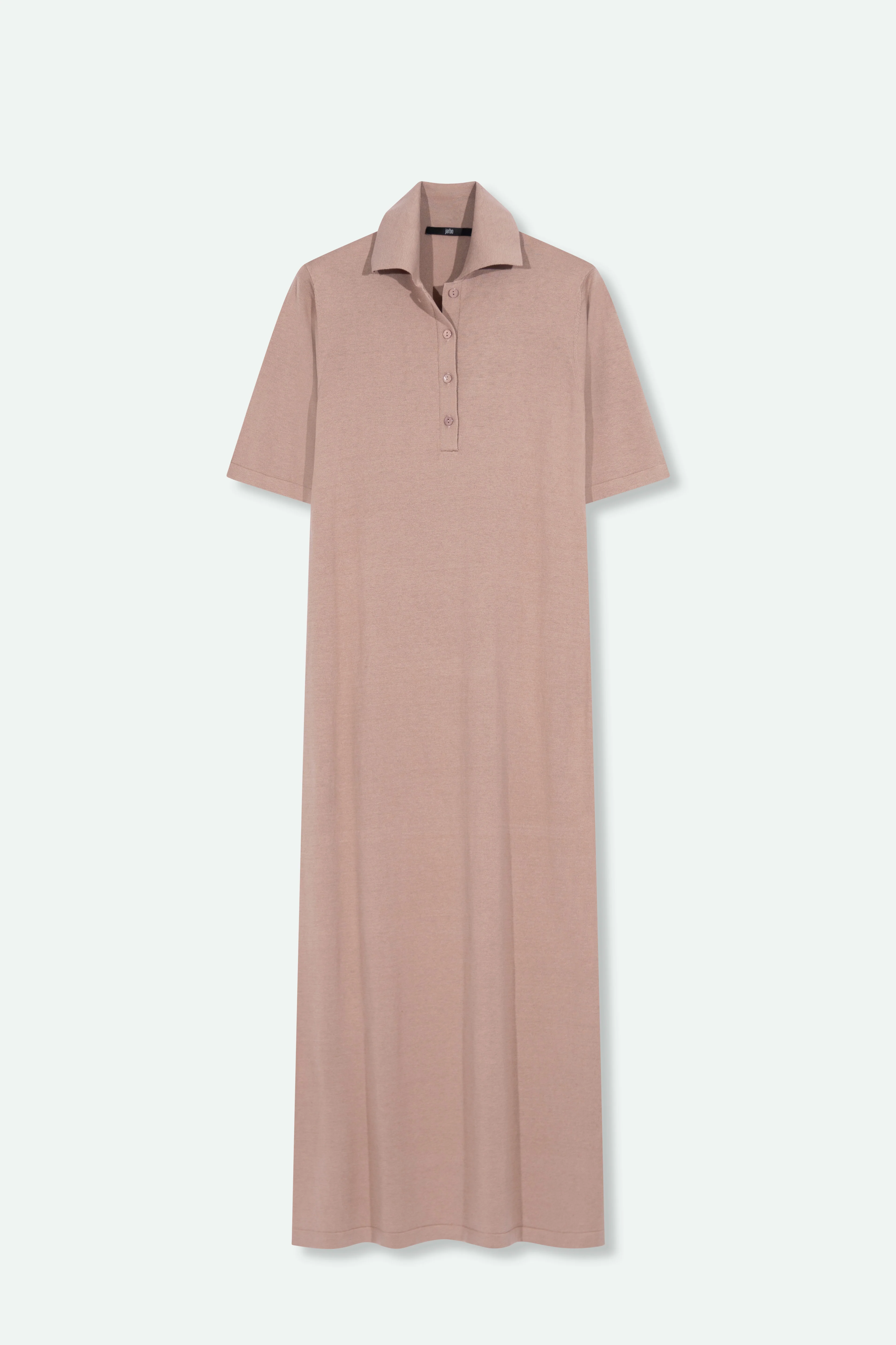 DYLAN POLO DRESS IN FINE GAUGE ITALIAN SILK COTTON - Image 9