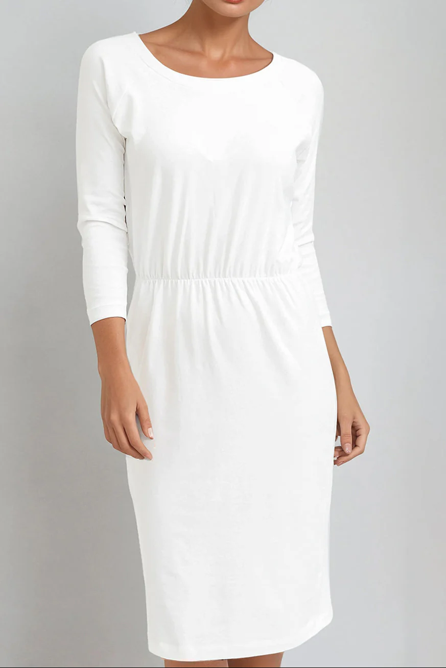 DAKOTA DRESS IN PIMA COTTON STRETCH - Image 4