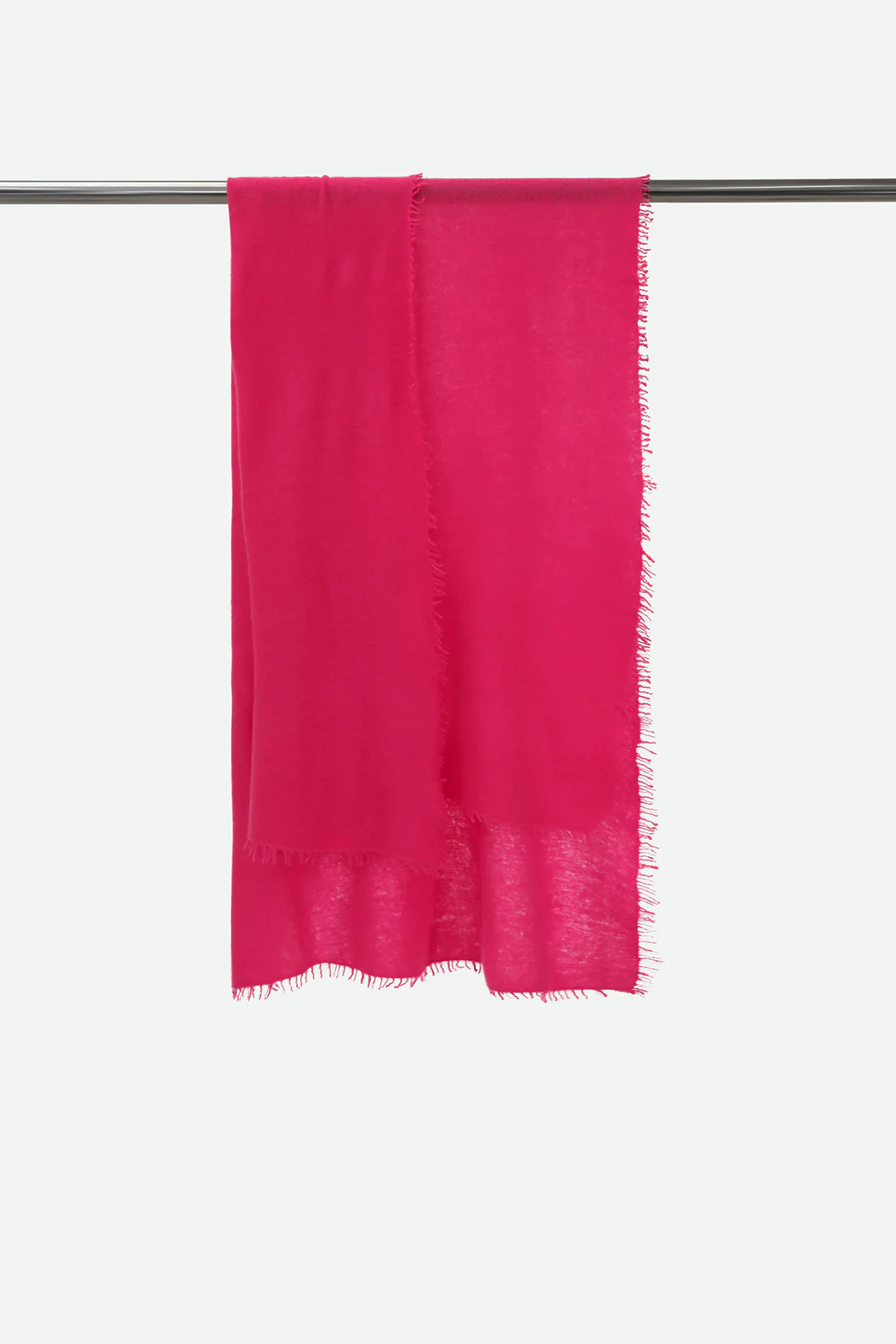 ÉLAN SCARF IN CASHMERE RASPBERRY