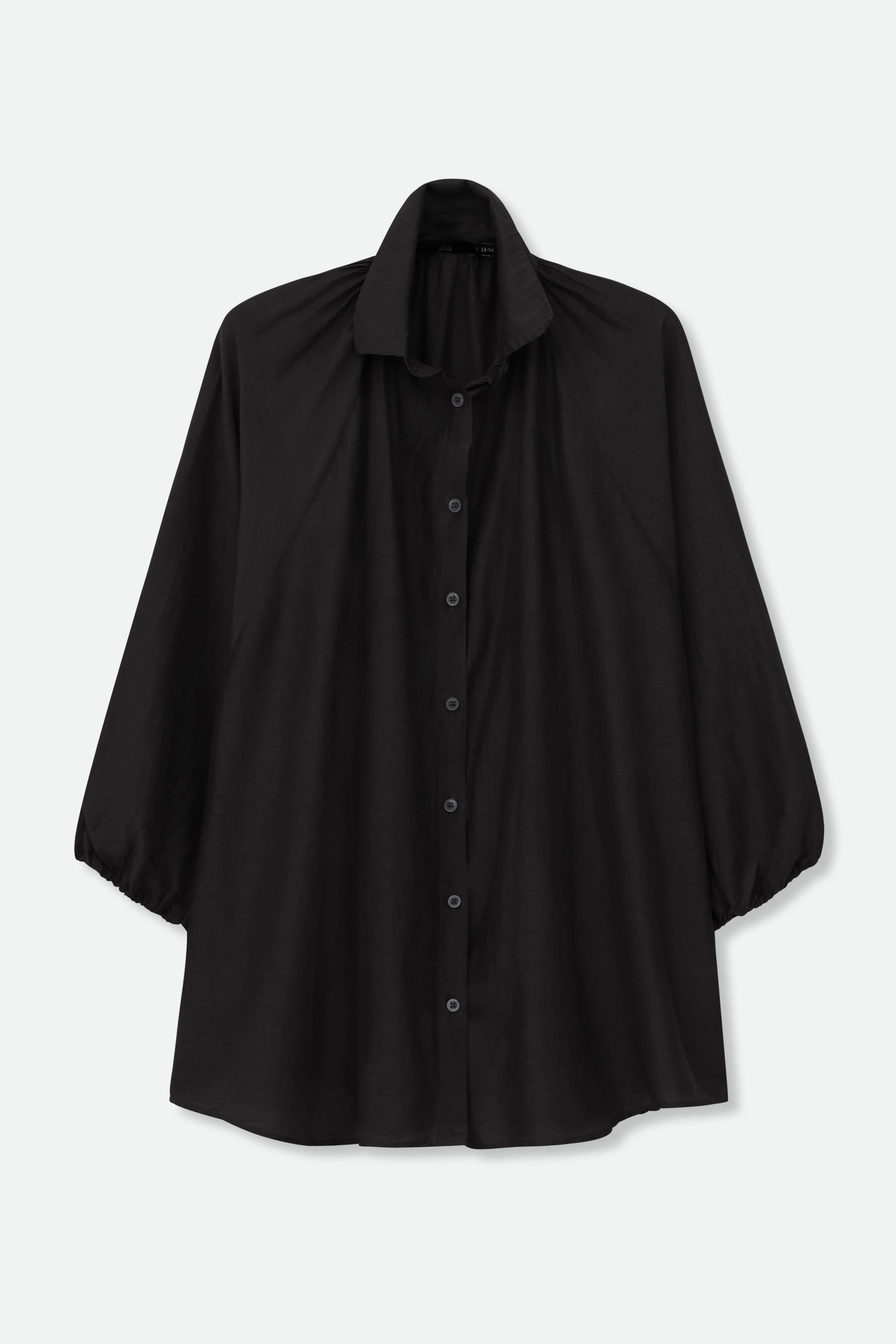 FLOWY OVERSIZED BLOUSE IN SILK COTTON - Image 15