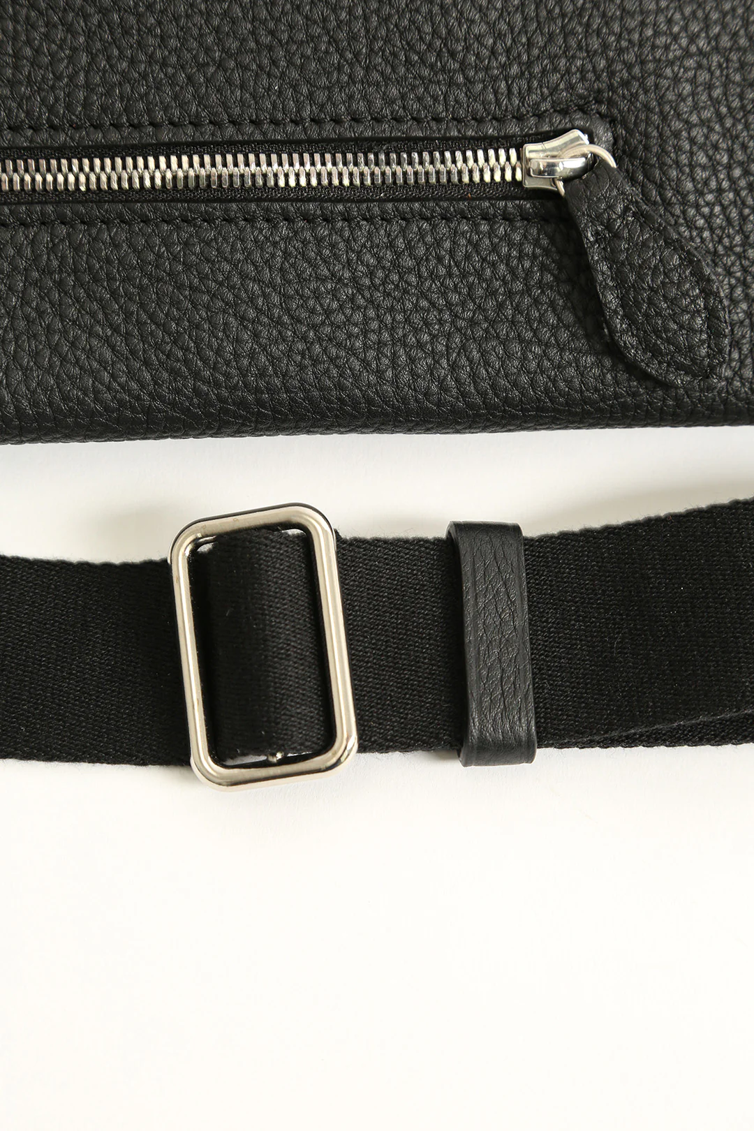 GEMMA ITALIAN LEATHER CROSSBODY BLACK - Image 3