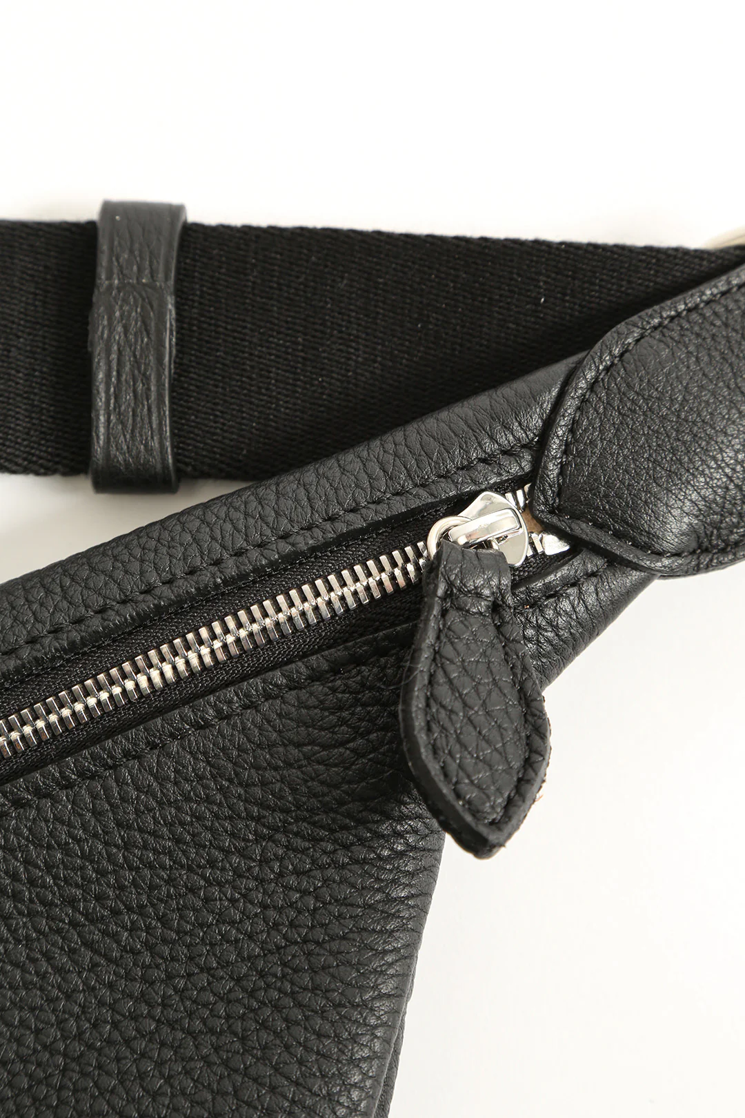 GEMMA ITALIAN LEATHER CROSSBODY BLACK - Image 4