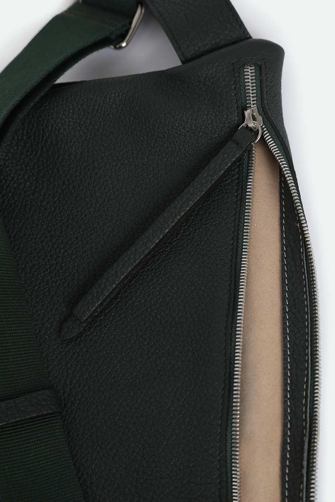 GEMMA ITALIAN LEATHER CROSSBODY FOREST - Image 8