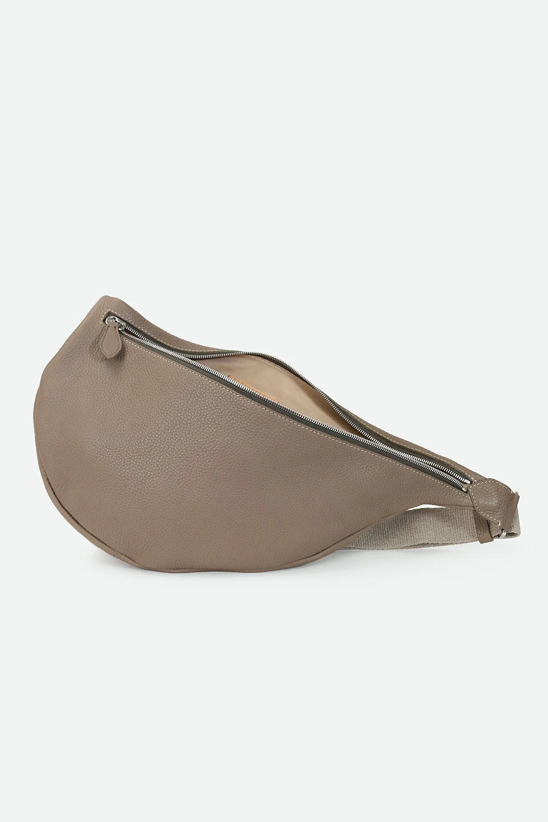 GEMMA ITALIAN LEATHER CROSSBODY TAUPE - Image 4