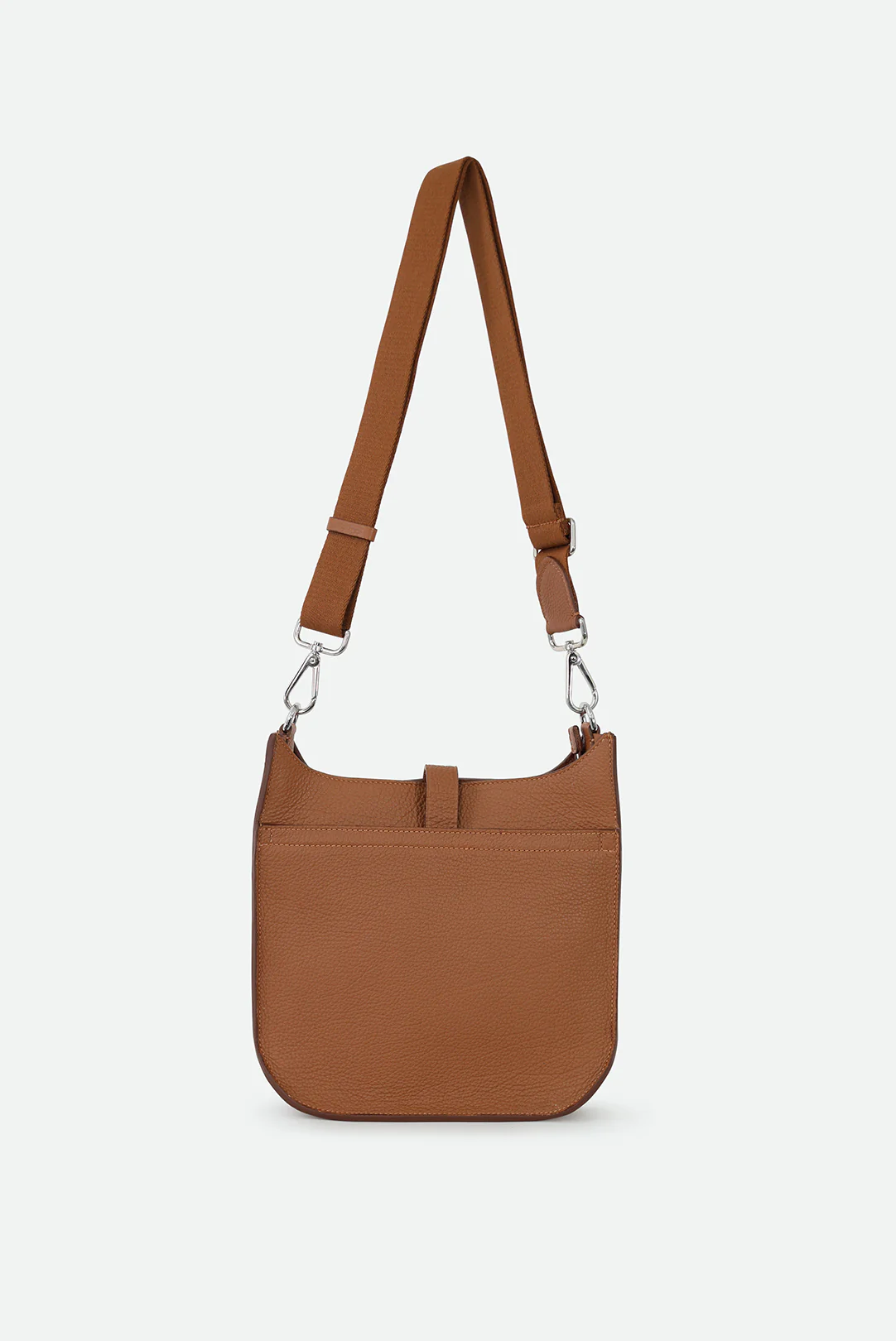 GIA ITALIAN LEATHER CROSSBODY BAG IN COGNAC - Image 3