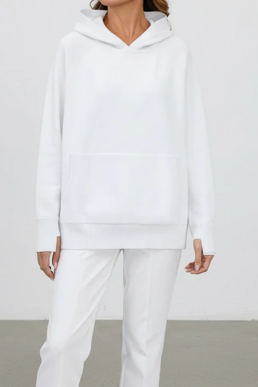 HARMONY HOODIE IN ITALIAN COTTON - Image 5