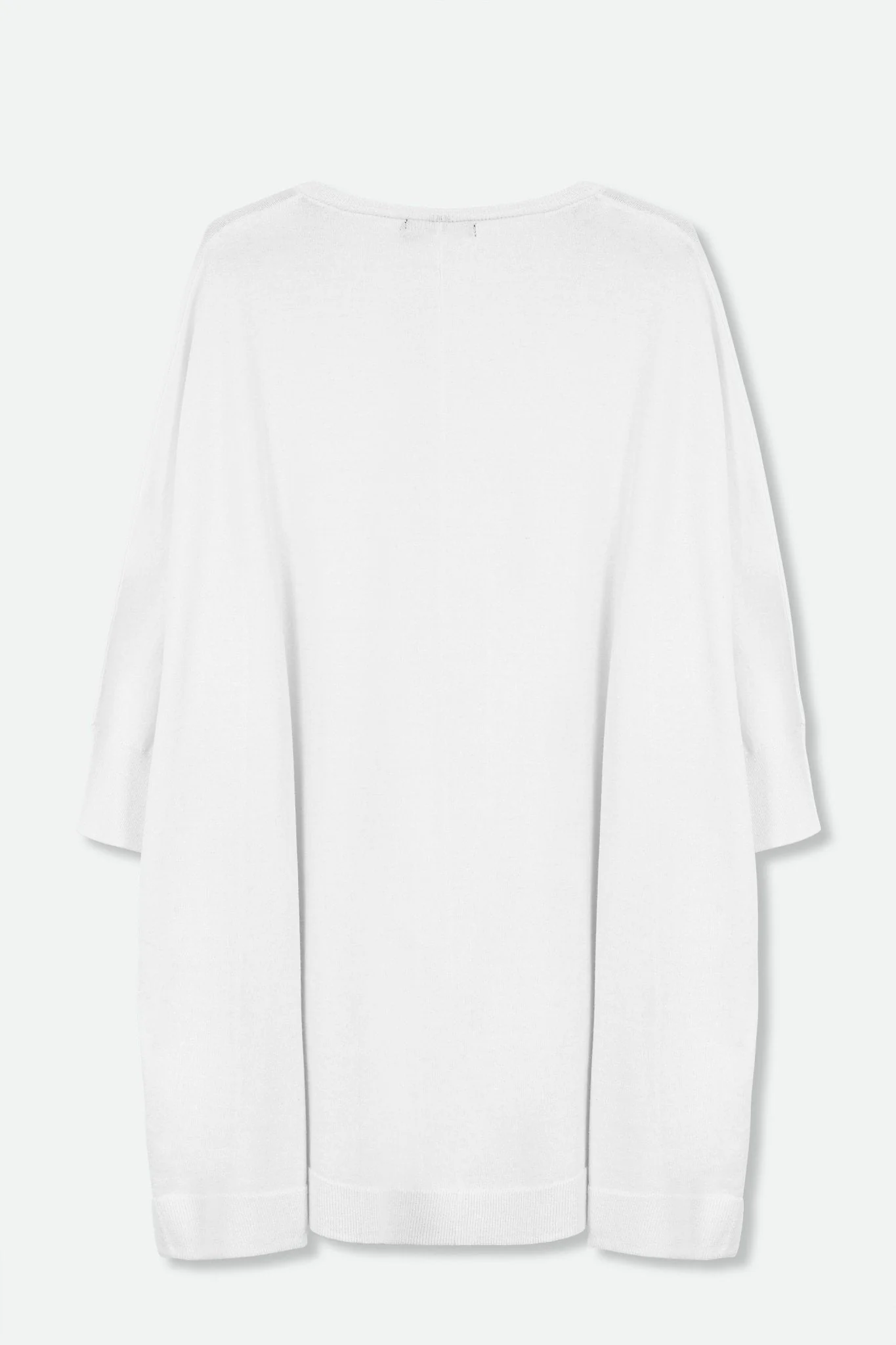 IRINA PONCHO IN KNIT PIMA COTTON STRETCH - Image 3