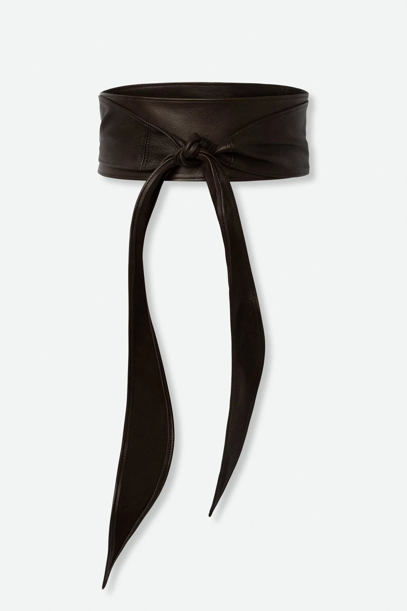 FELISIO LONG ITALIAN LEATHER WRAP BELT - Image 4