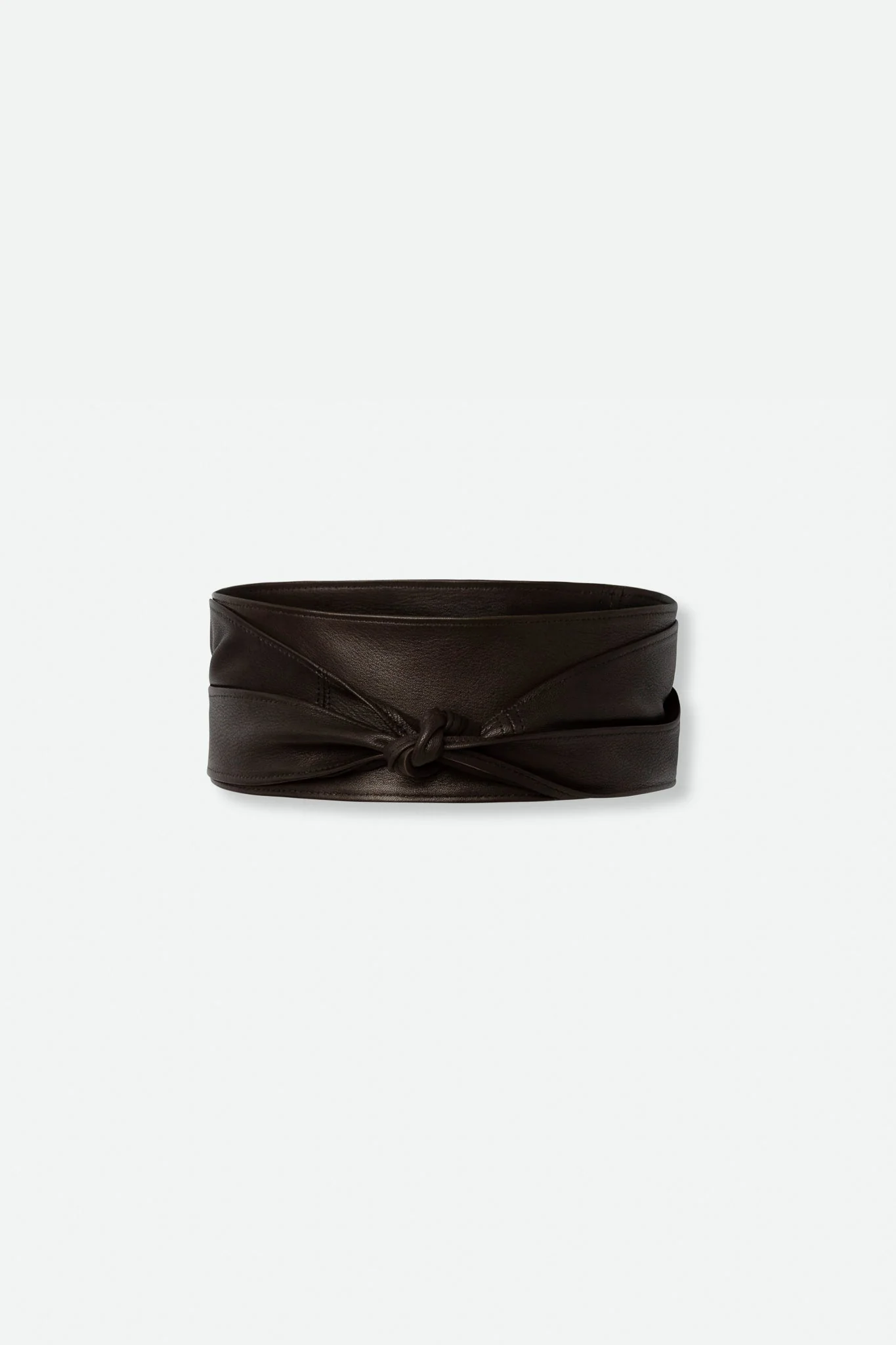 FELISIO LONG ITALIAN LEATHER WRAP BELT - Image 5