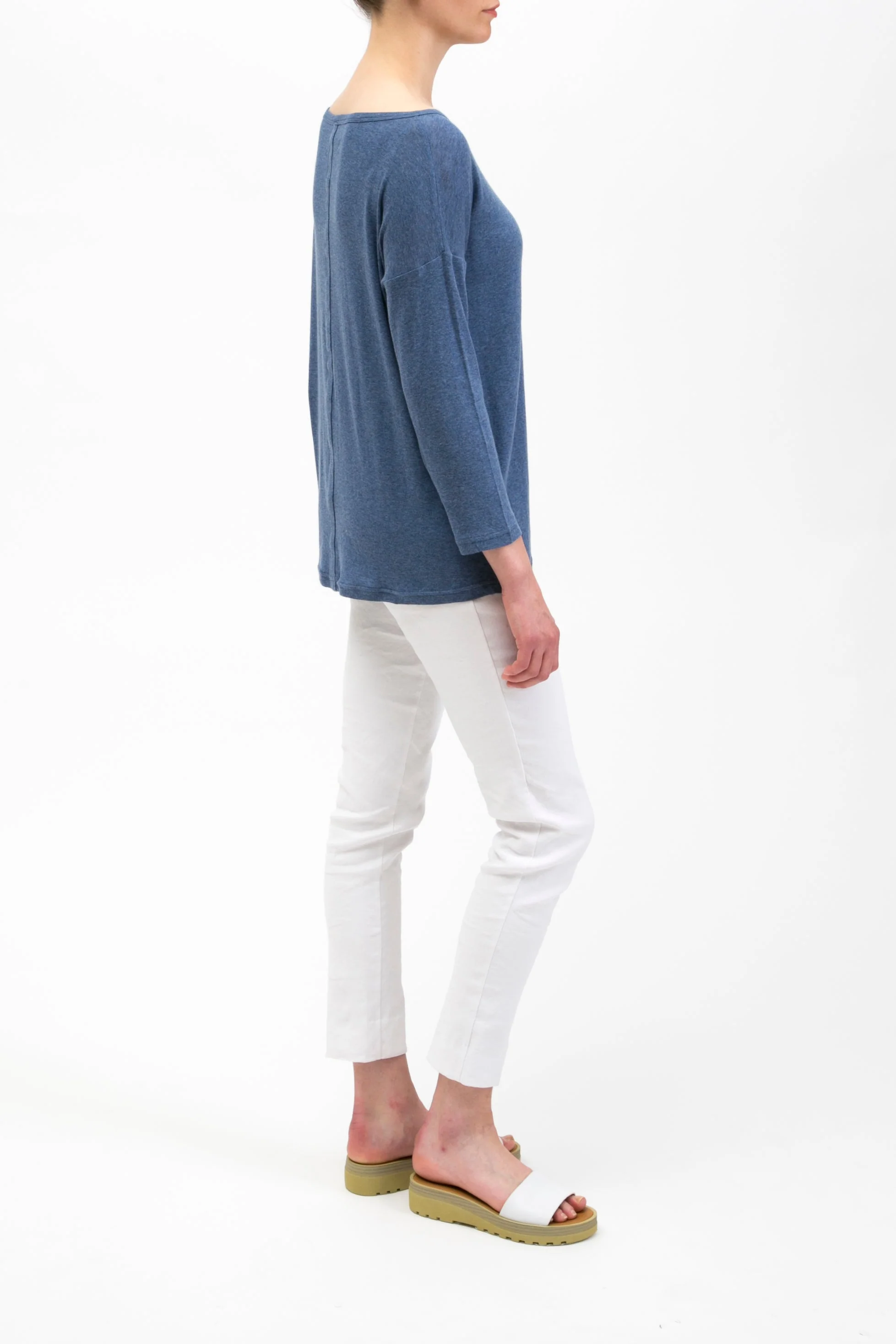 CAMPSHIRT WIDENECK TEE IN COTTON BLEND - Image 5