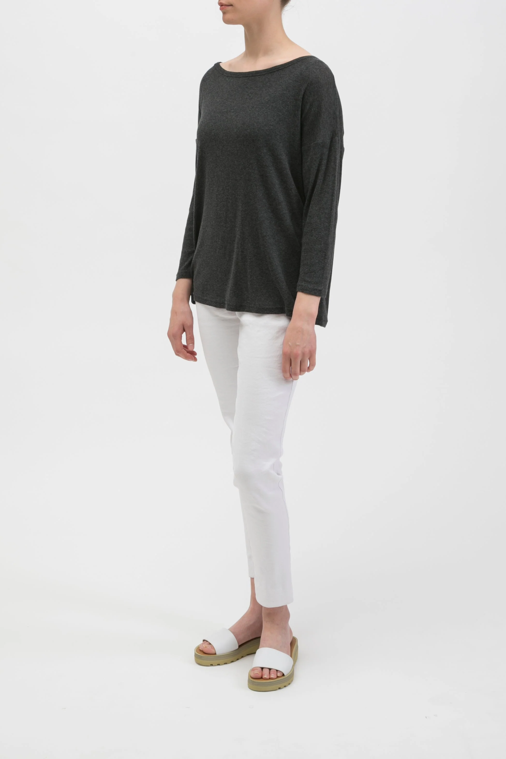 CAMPSHIRT WIDENECK TEE IN COTTON BLEND - Image 7