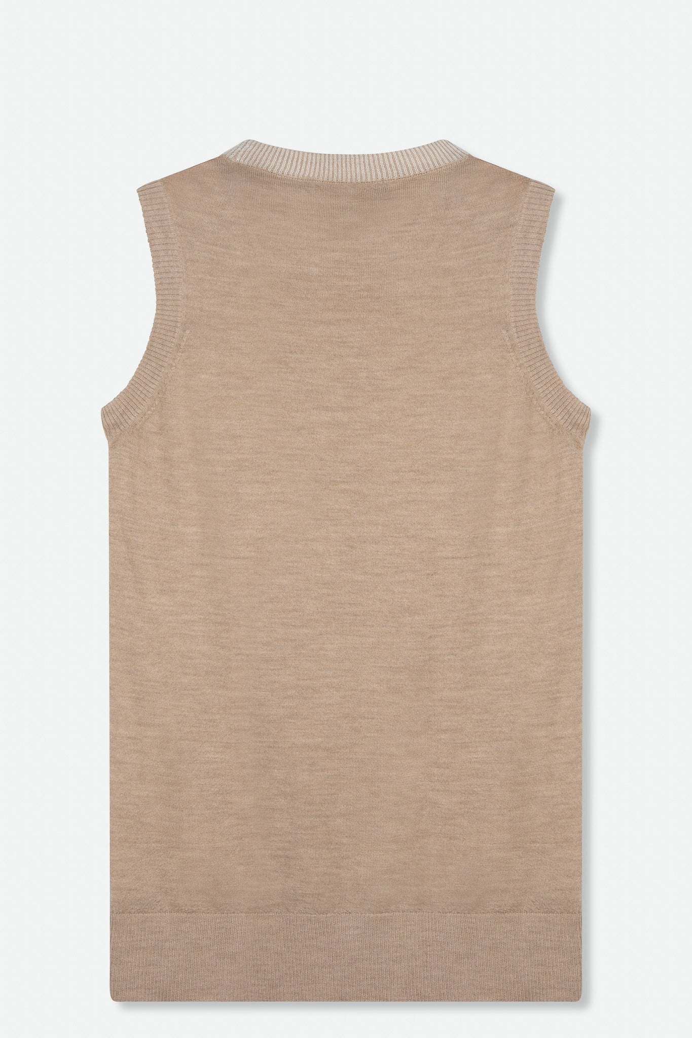 BRIELLE SLEEVELESS TANK IN FINE GAUGE CASHMERE - Image 6