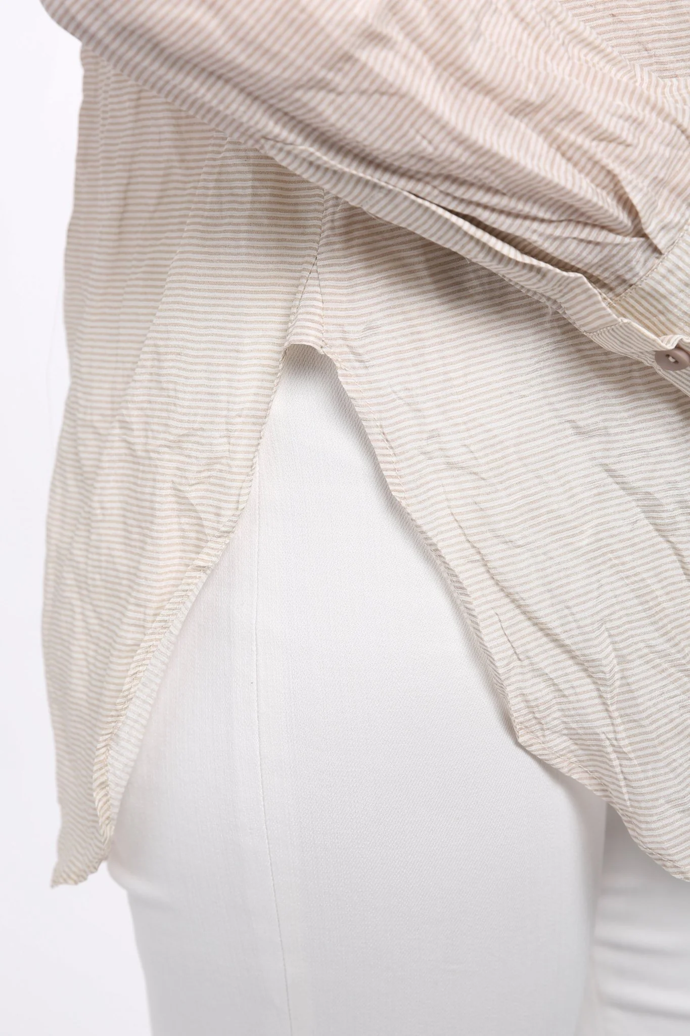 SFIZIO TEXTURED COTTON-SILK PERFECT SHIRT - Image 12