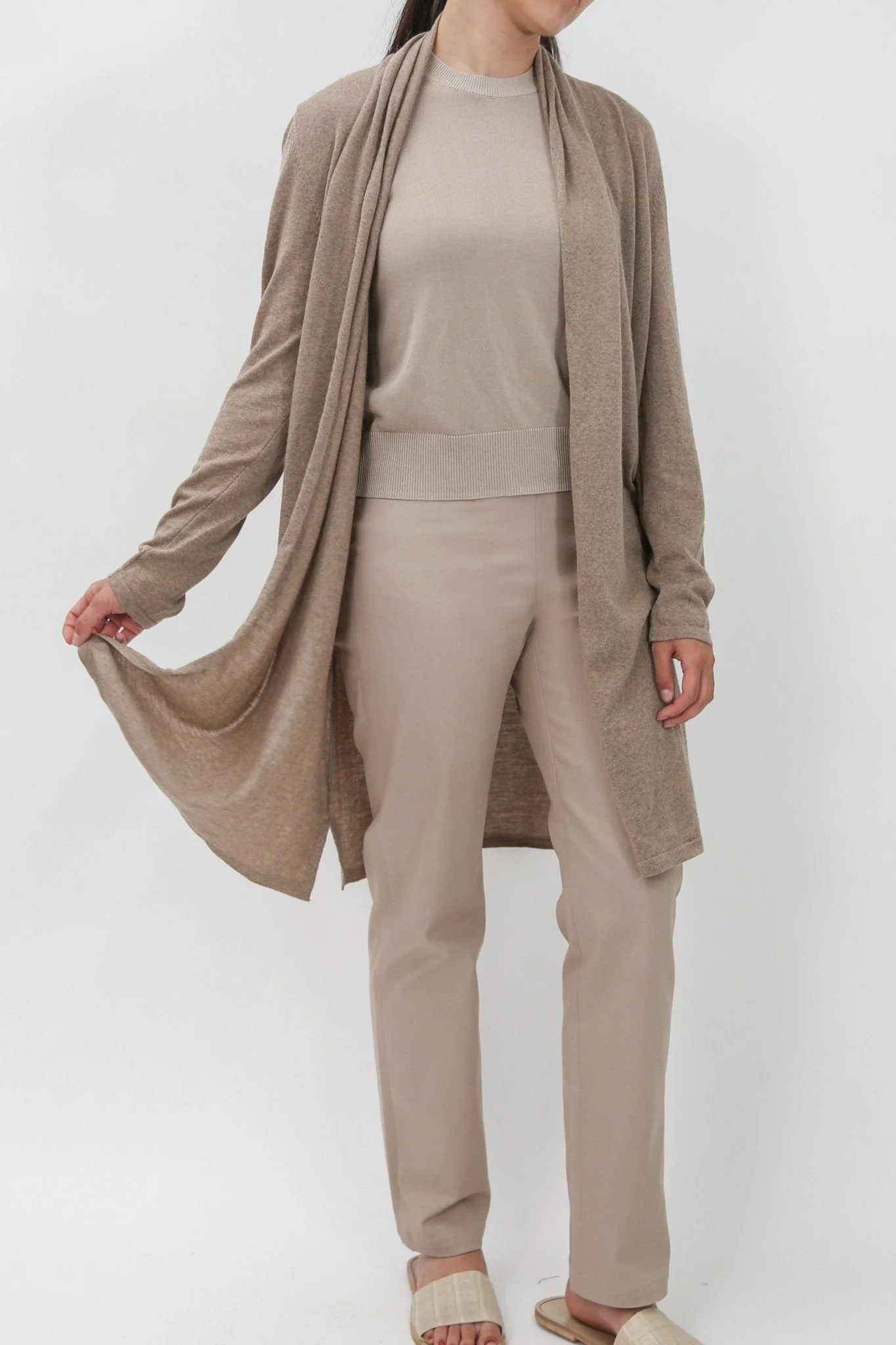 LIA SLEEVELESS CREW IN HIGH TWIST COTTON - Image 5