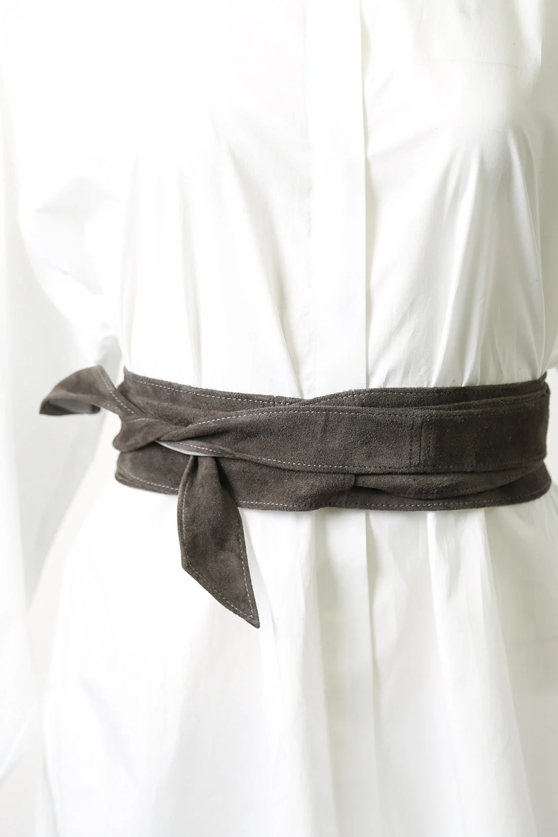 MATINO KIMONO BELT IN LEATHER OR SUEDE - Image 4