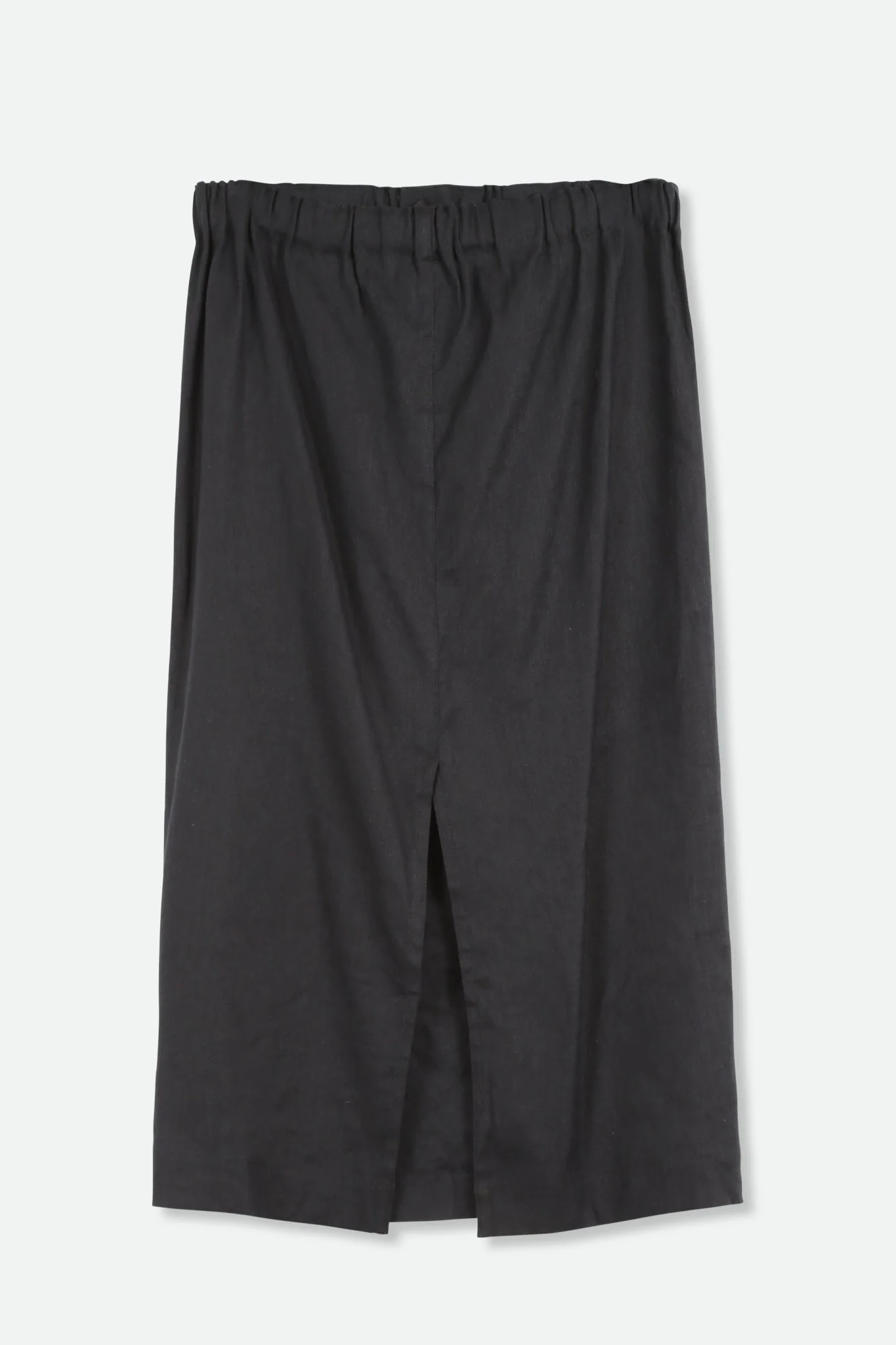 DRAWSTRING EASY SKIRT IN LINEN COTTON STRETCH - Image 2