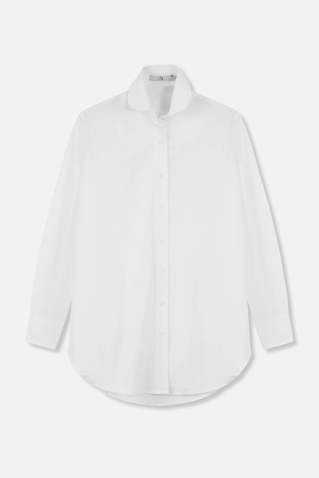 RAGUSA ROUNDED COLLARED SHIRT IN COTTON STRETCH - Image 3