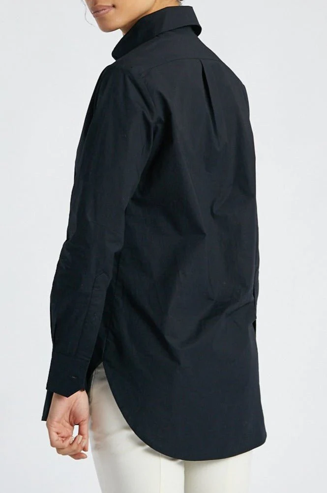 RAGUSA ROUNDED COLLARED SHIRT IN COTTON STRETCH - Image 7
