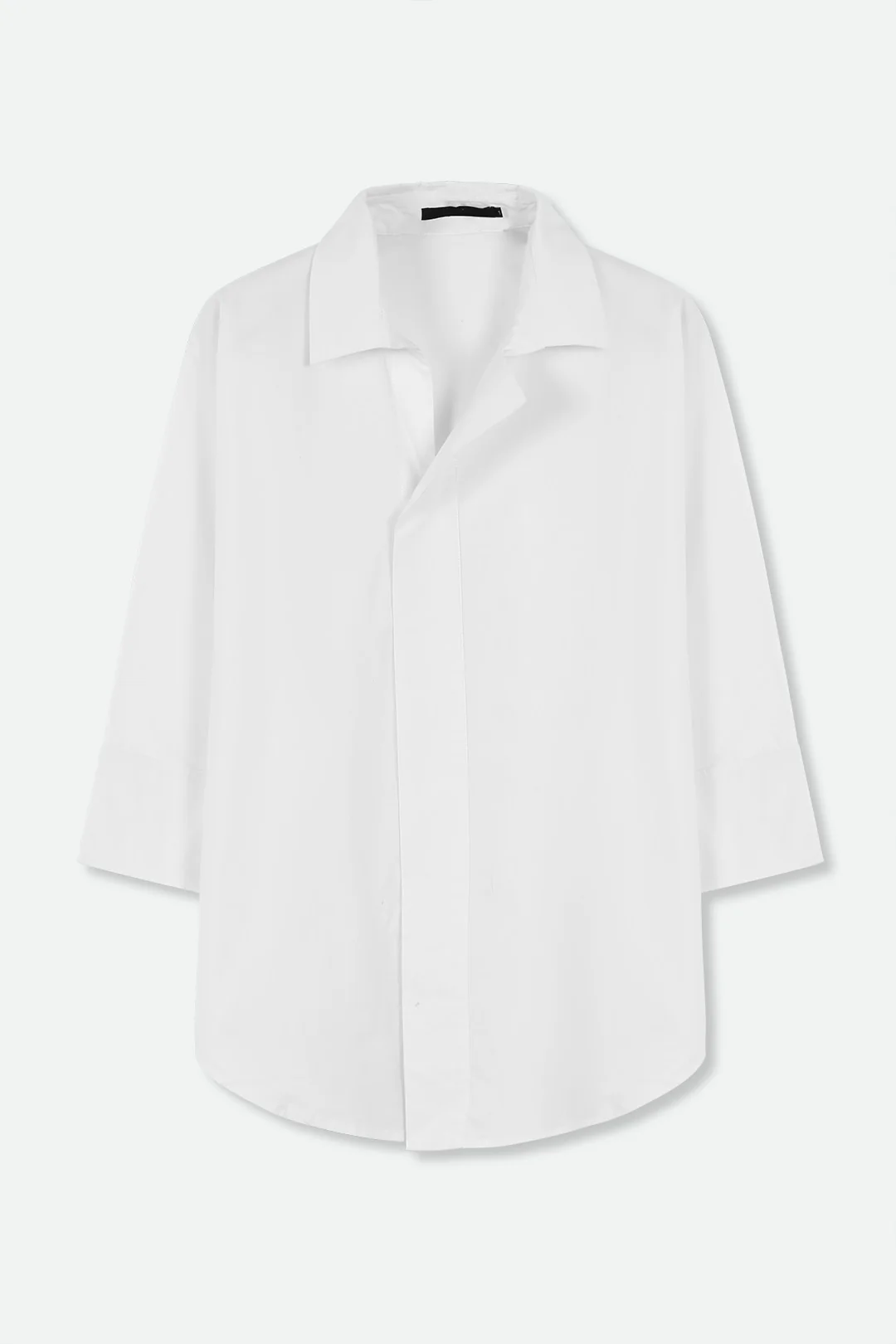 DOLMAN SLEEVE SHIRT IN COTTON POPLIN STRETCH - Image 2
