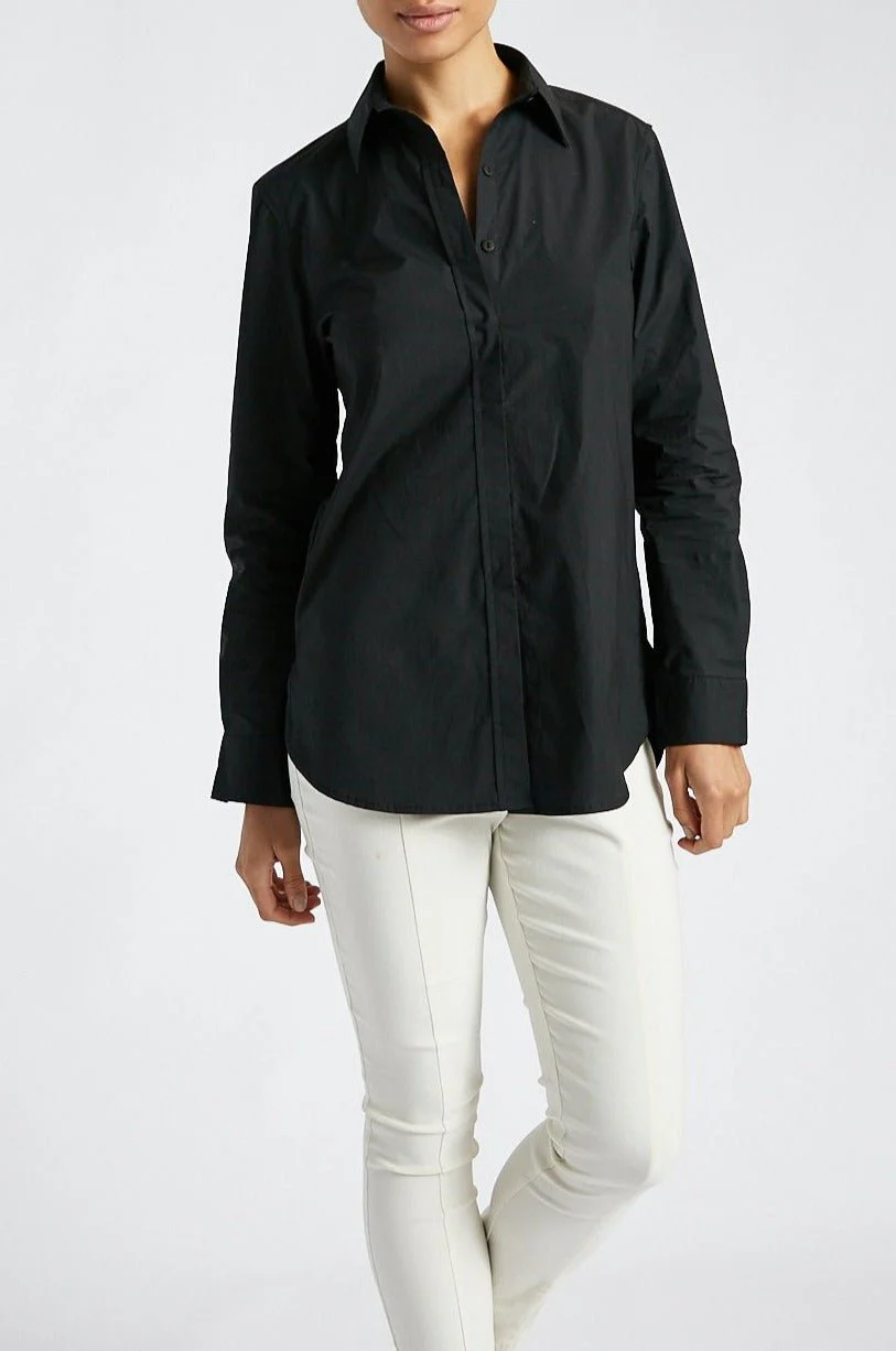 BENNIE SHIRT IN ITALIAN COMPACT COTTON