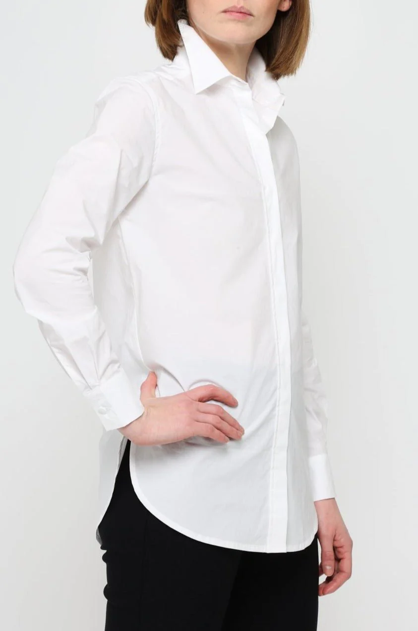 BENNIE SHIRT IN ITALIAN COMPACT COTTON - Image 6