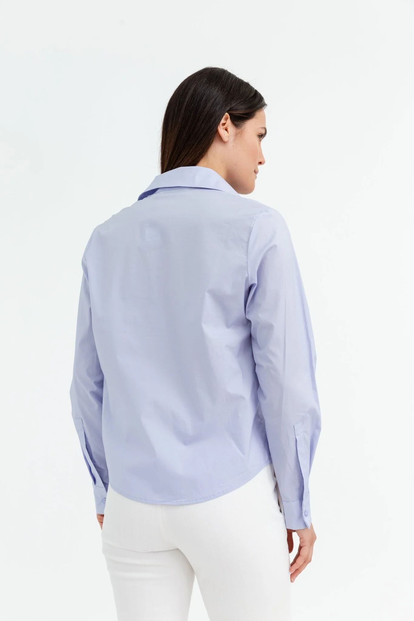 VIA SHIRT IN ITALIAN STRETCH POPLIN