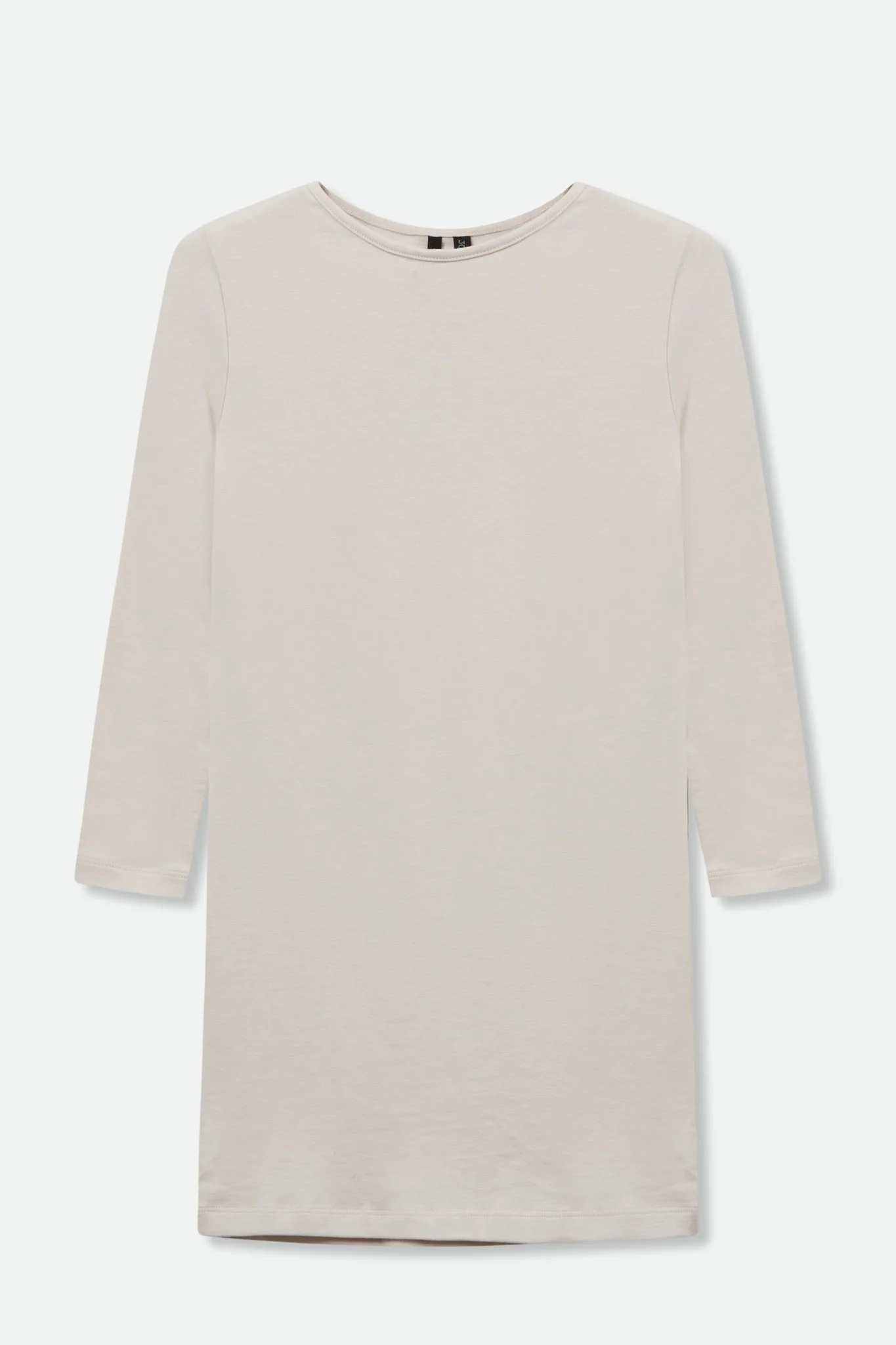 TUNIC LONG SLEEVE BATEAU NECK IN PIMA COTTON STRETCH - Image 4
