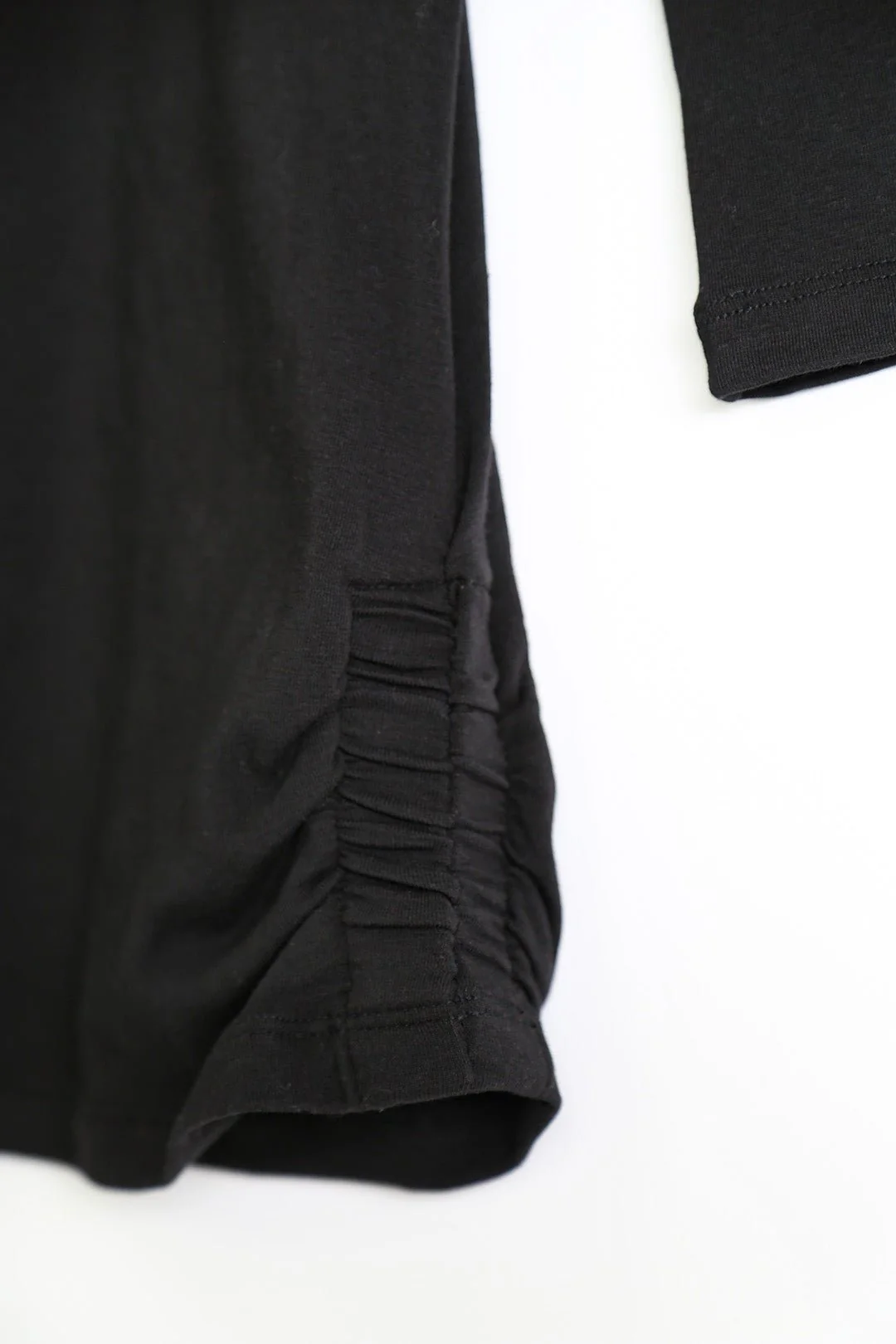 OFF SHOULDER 3/4 SLEEVE TOP IN PIMA COTTON STRETCH - Image 2