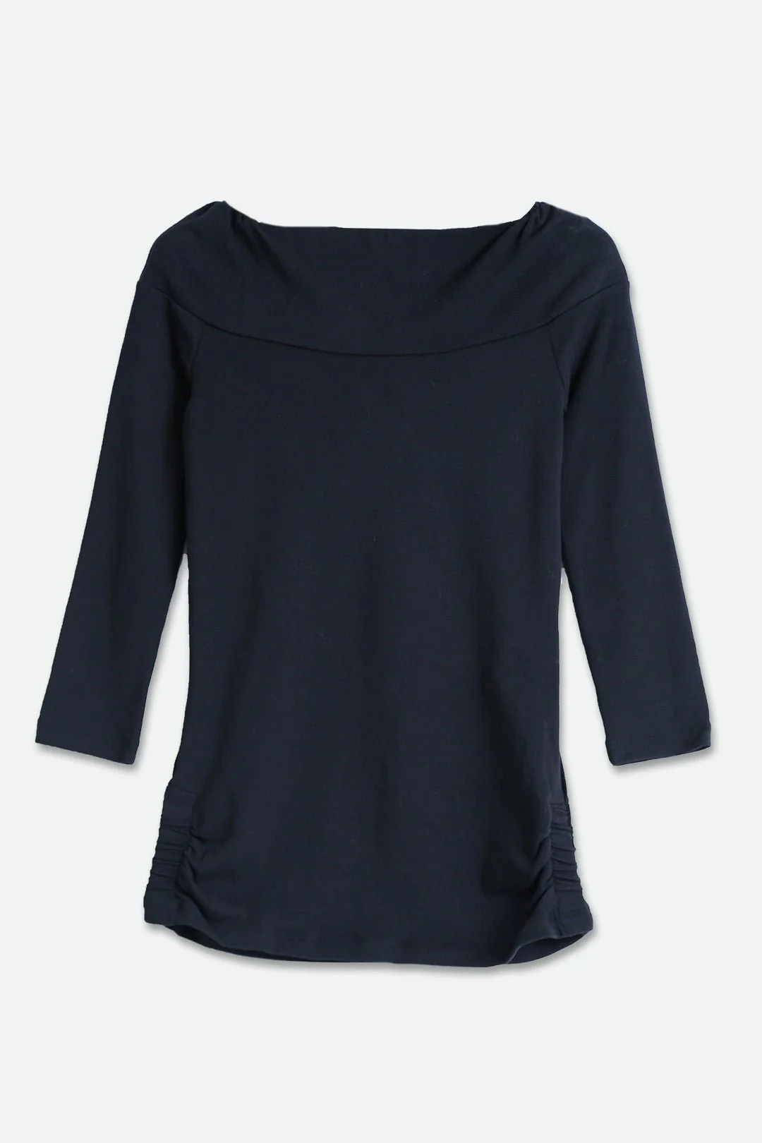 OFF SHOULDER 3/4 SLEEVE TOP IN PIMA COTTON STRETCH - Image 5