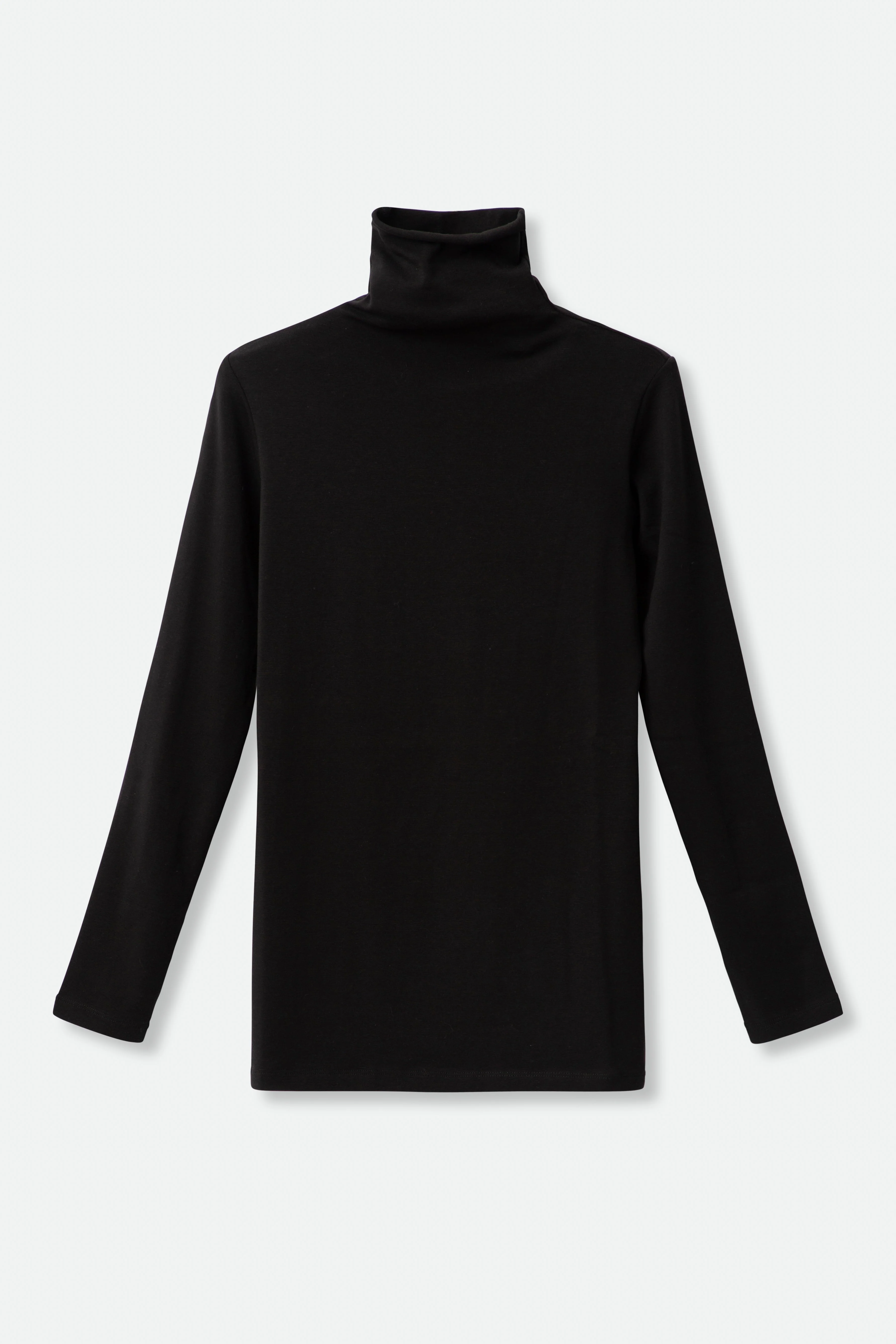 LONG SLEEVE HIGH NECK IN PIMA COTTON - FINAL FEW - Image 5