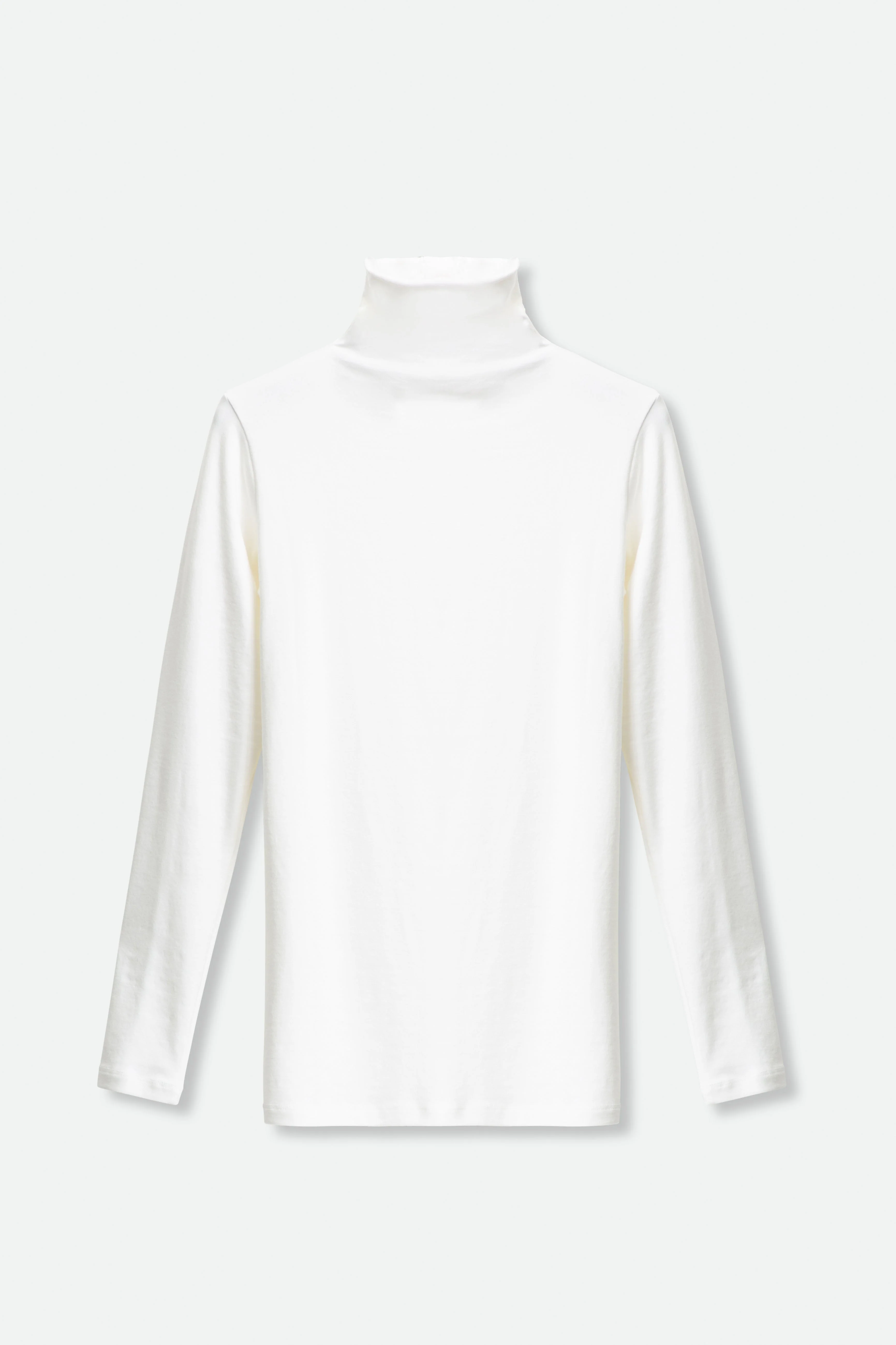LONG SLEEVE HIGH NECK IN PIMA COTTON - FINAL FEW - Image 6