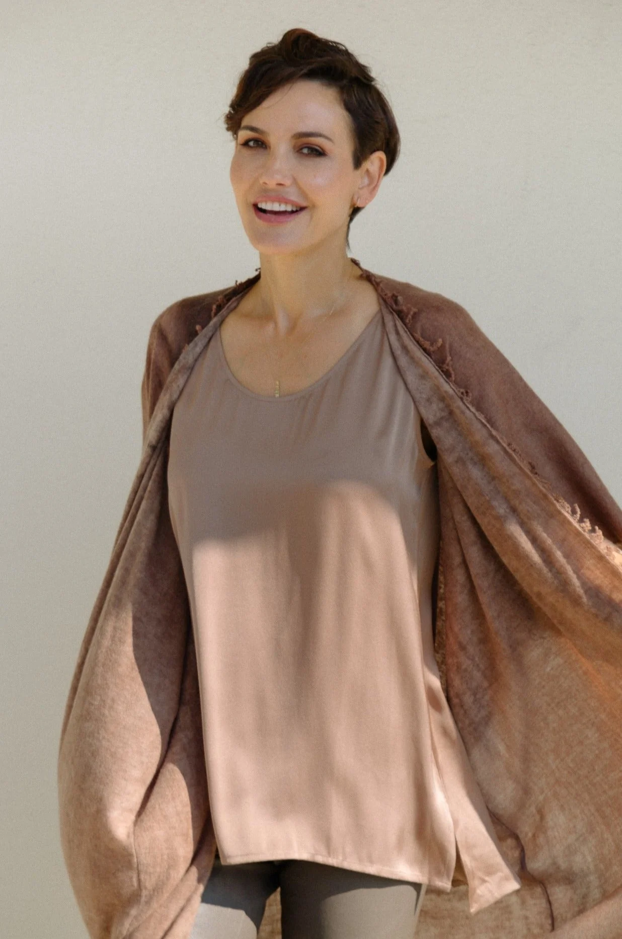 ALENA TANK IN STRETCH SILK DOUBLE GEORGETTE - Image 7