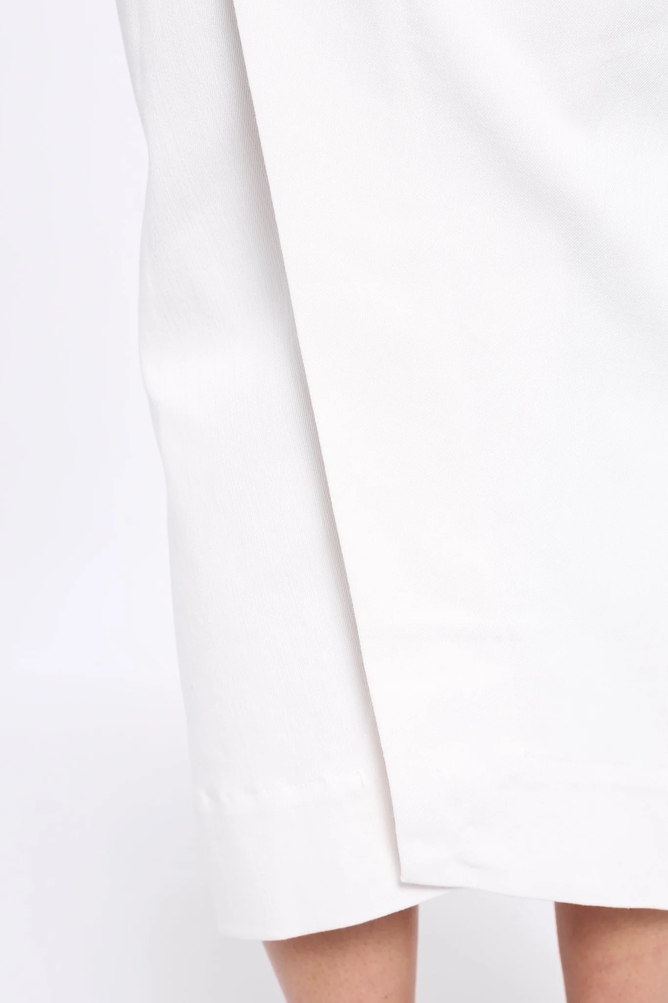 PISA LONG KICK PLEAT SKIRT IN STRETCH DENIM - Image 12