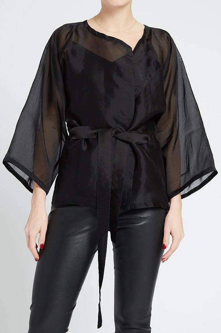 KIMONO JACKET IN ORGANZA - Image 3