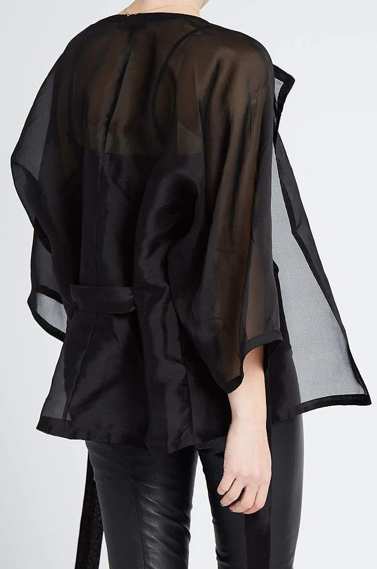 KIMONO JACKET IN ORGANZA - Image 4